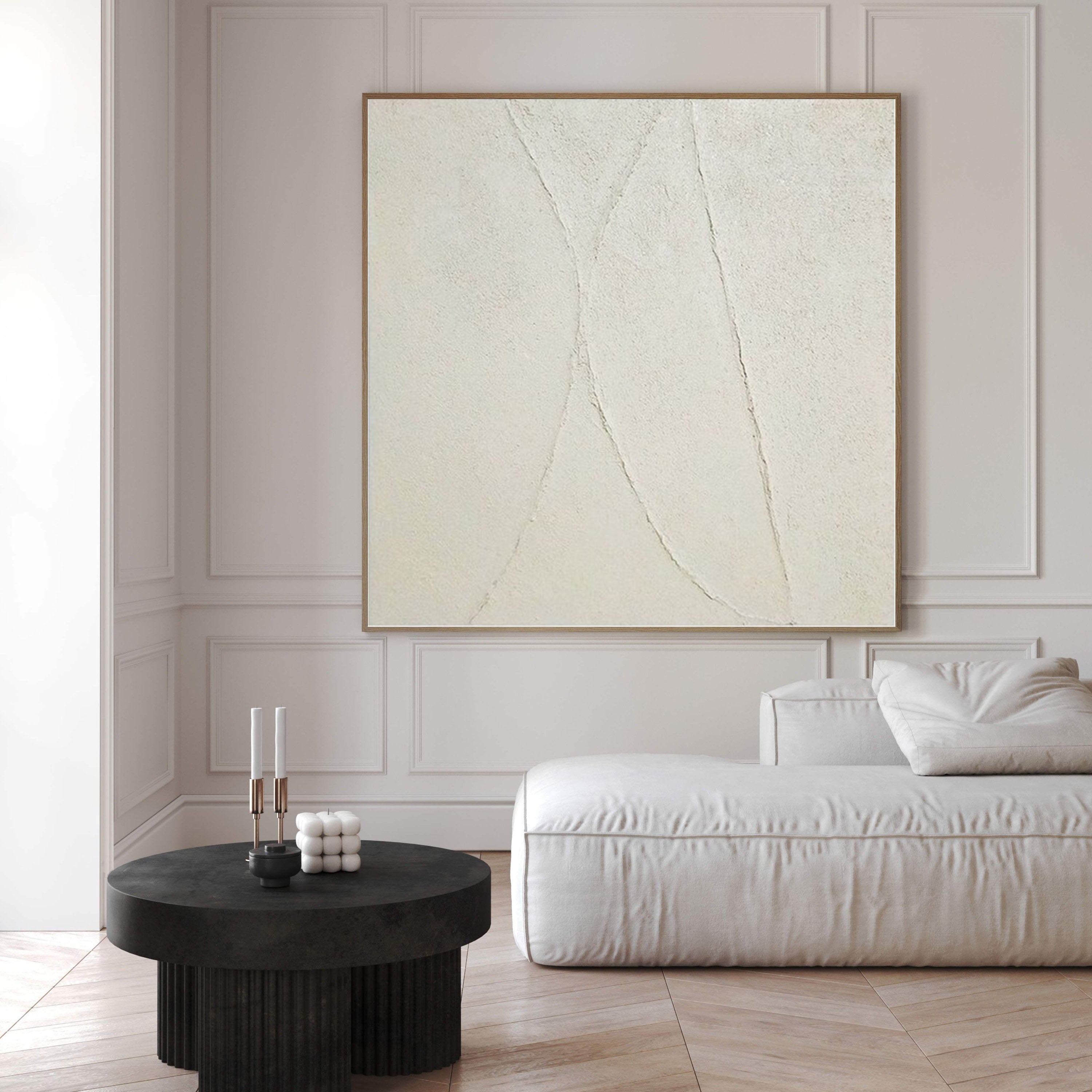 Minimalist Wall Art with Neutral Textures