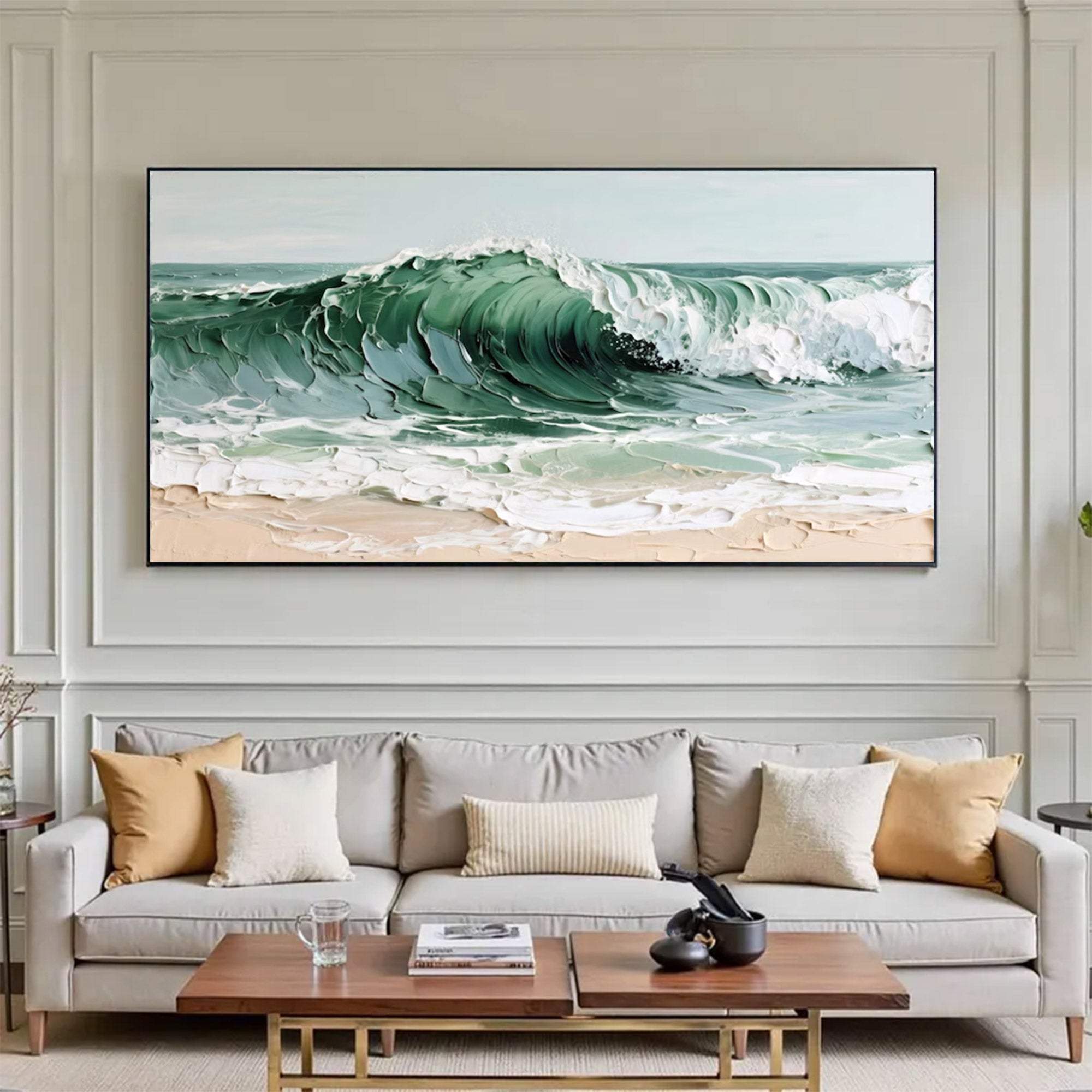 Abstract Large Wave Art | KelorArt #AG 152