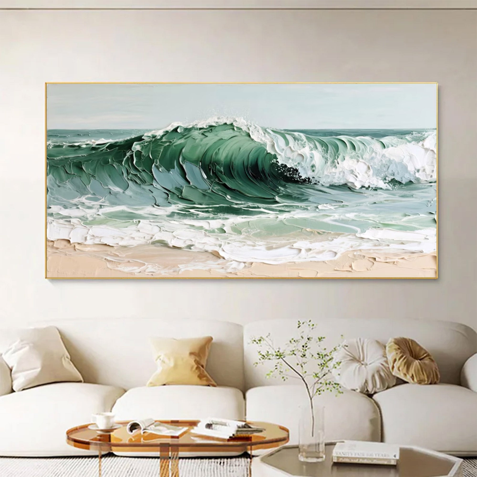 Abstract Large Wave Art | KelorArt #AG 152