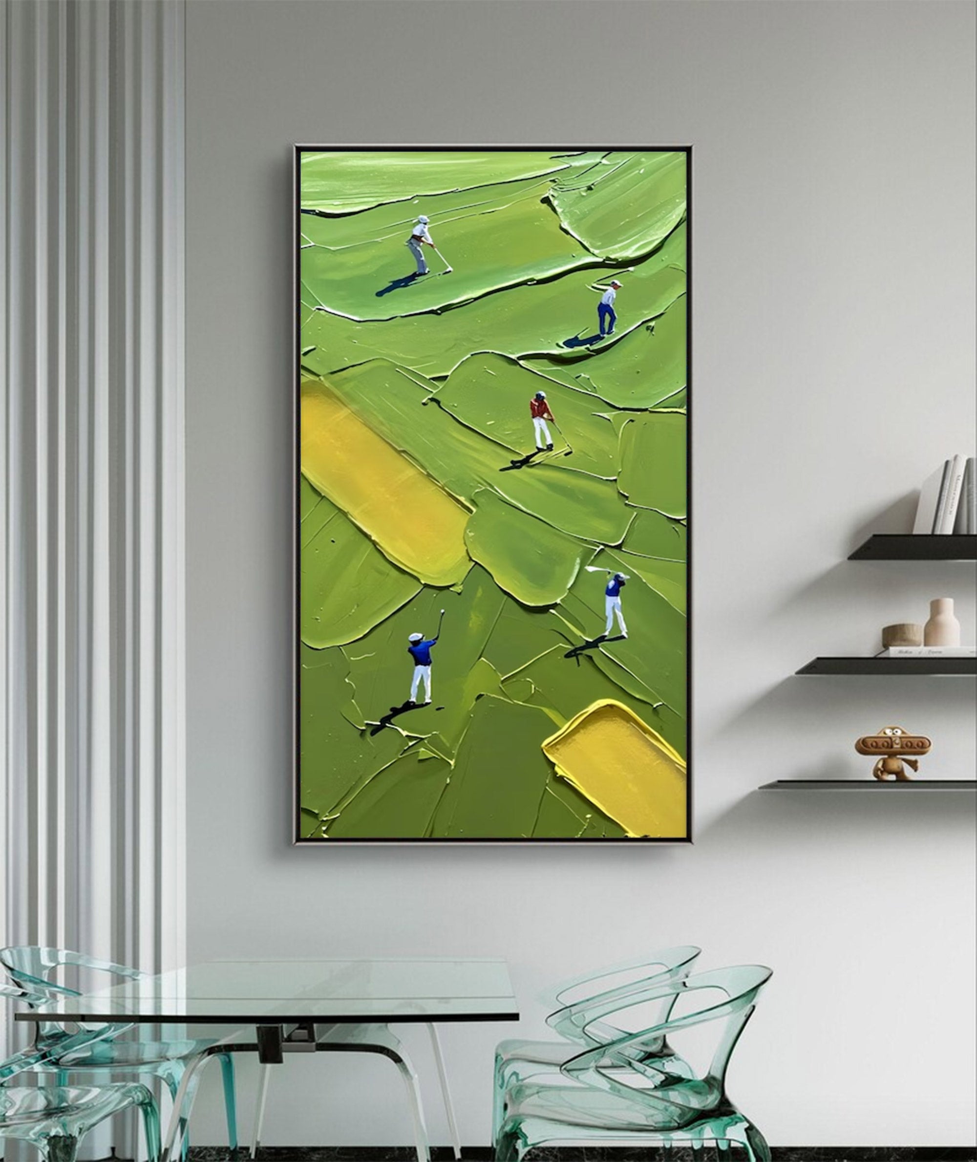 Large Modern Golf Art | KelorArt #AG 129