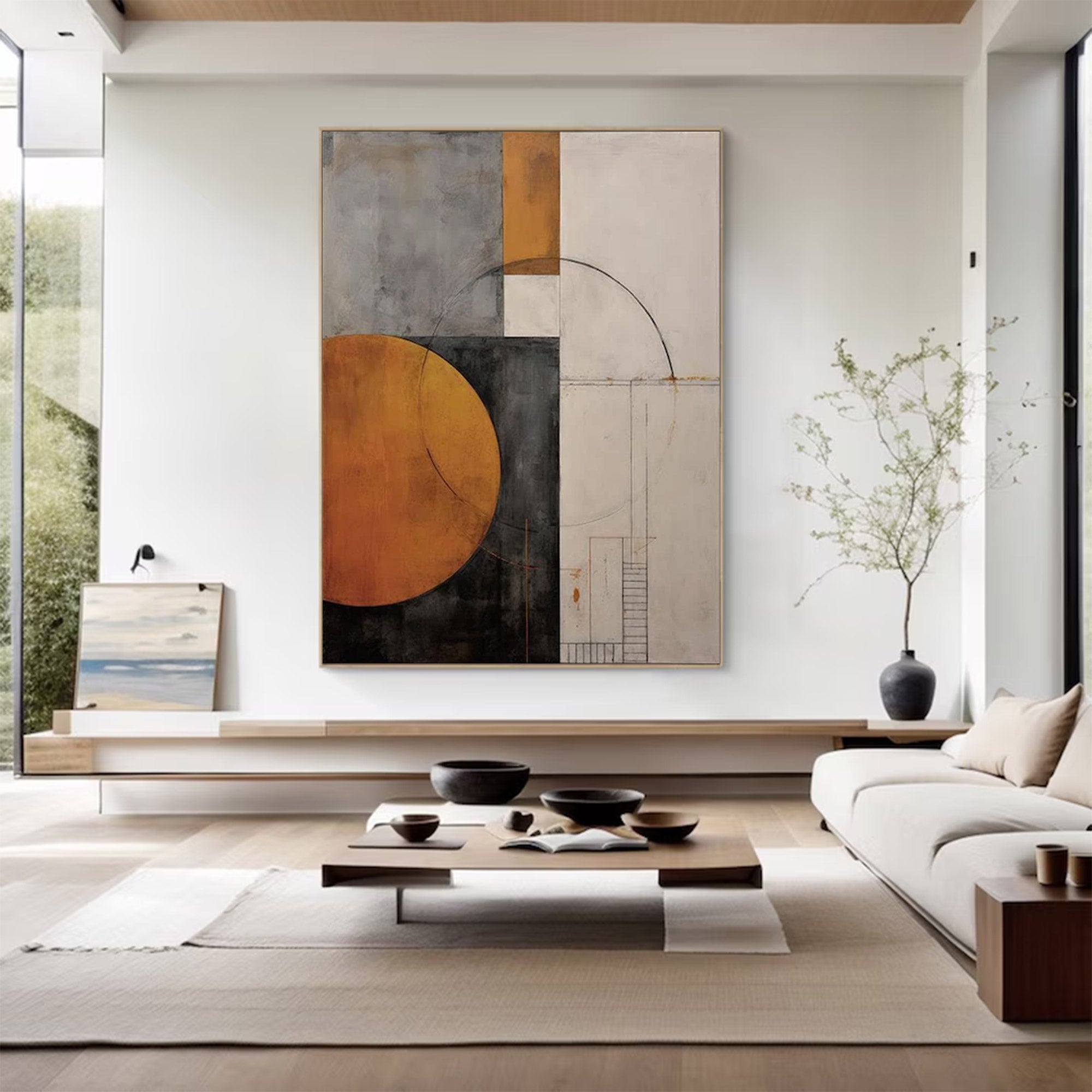 Large Urban Abstract Wall Art | KelorArt #AG 131