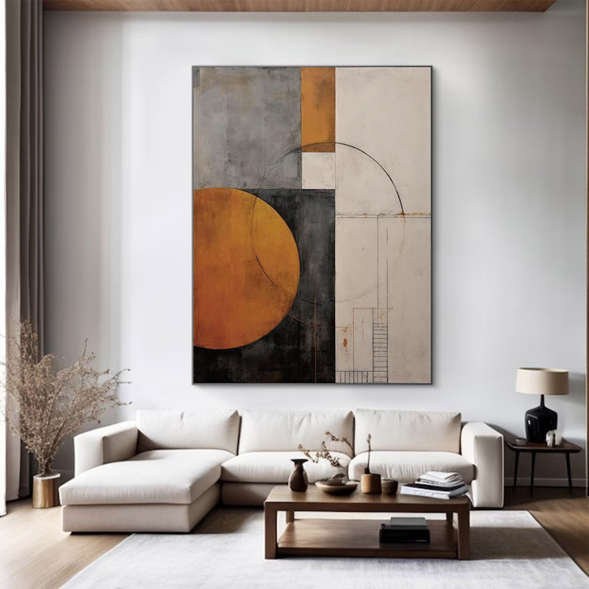 Large Urban Abstract Wall Art | KelorArt #AG 131