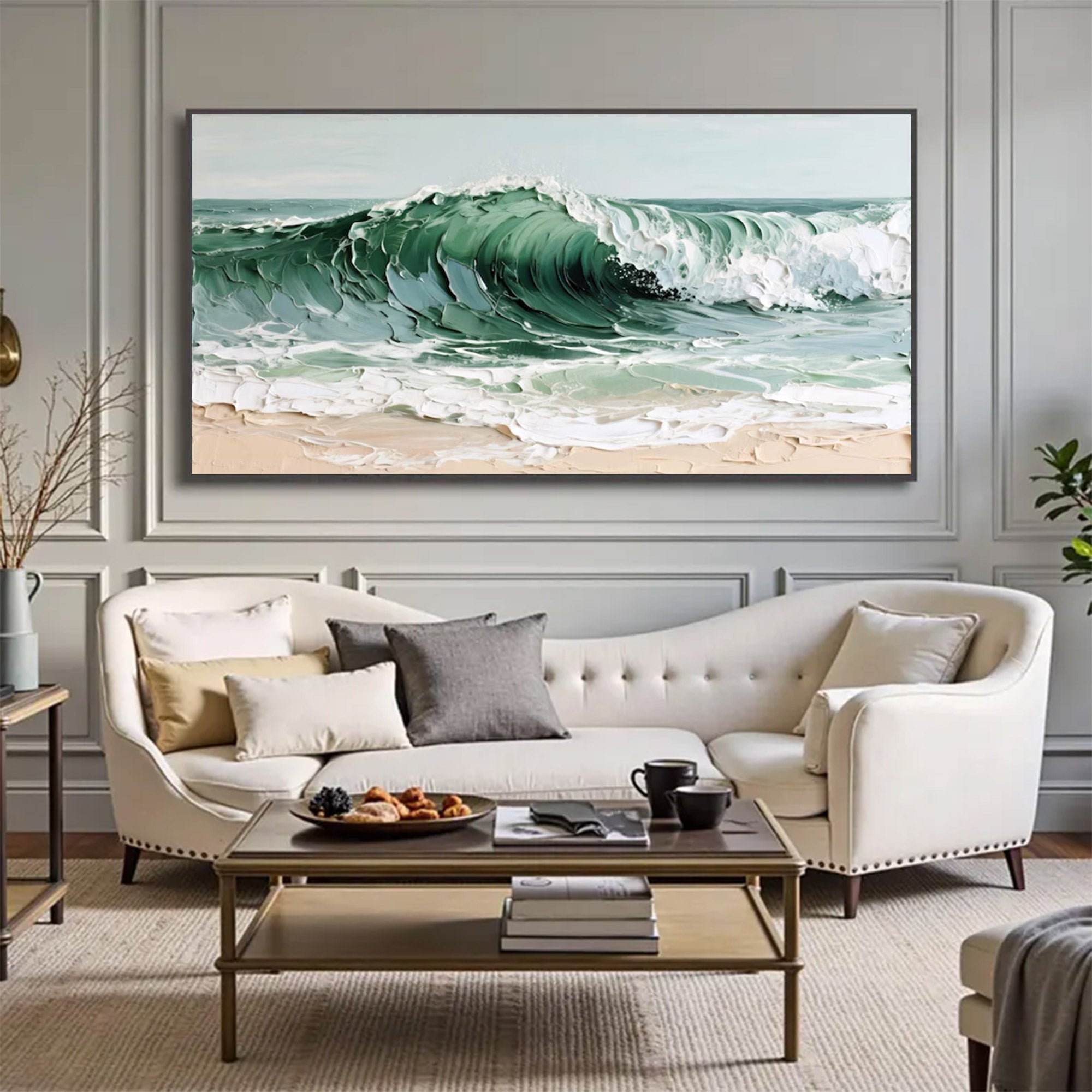Abstract Large Wave Art | KelorArt #AG 152