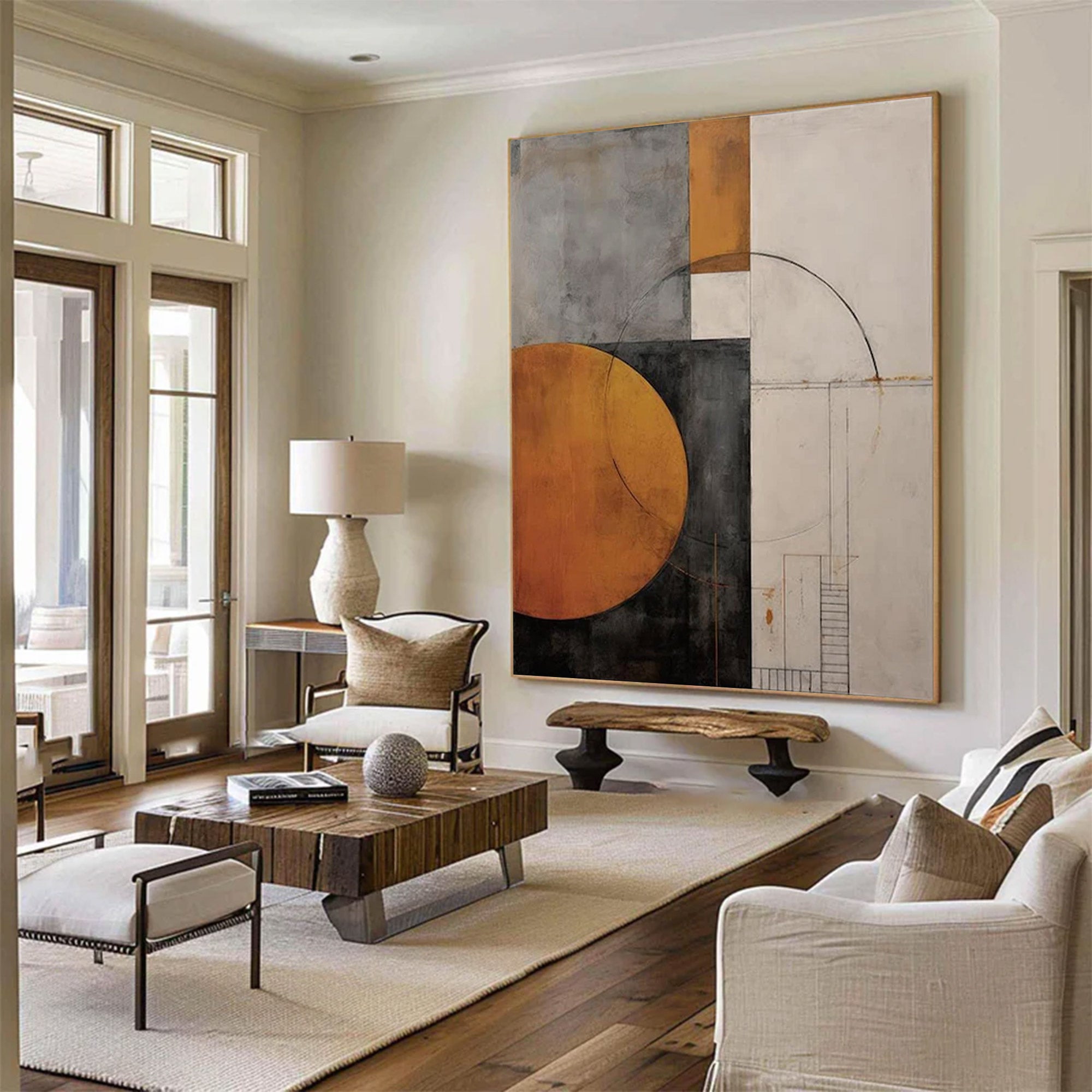 Large Urban Abstract Wall Art | KelorArt #AG 131