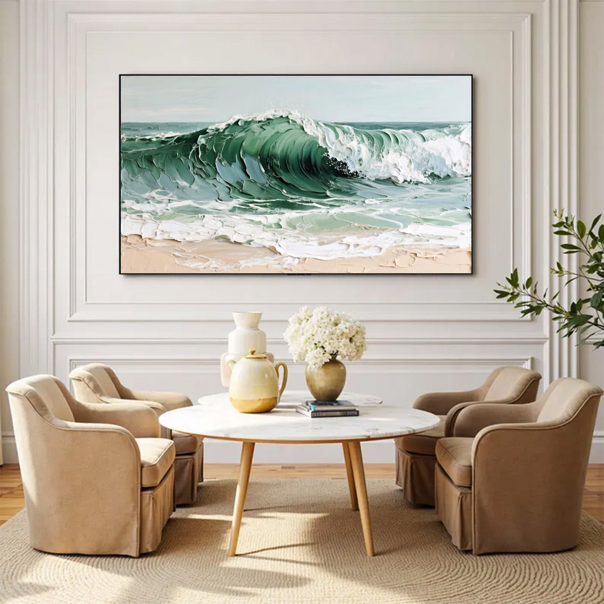 Abstract Large Wave Art | KelorArt #AG 152