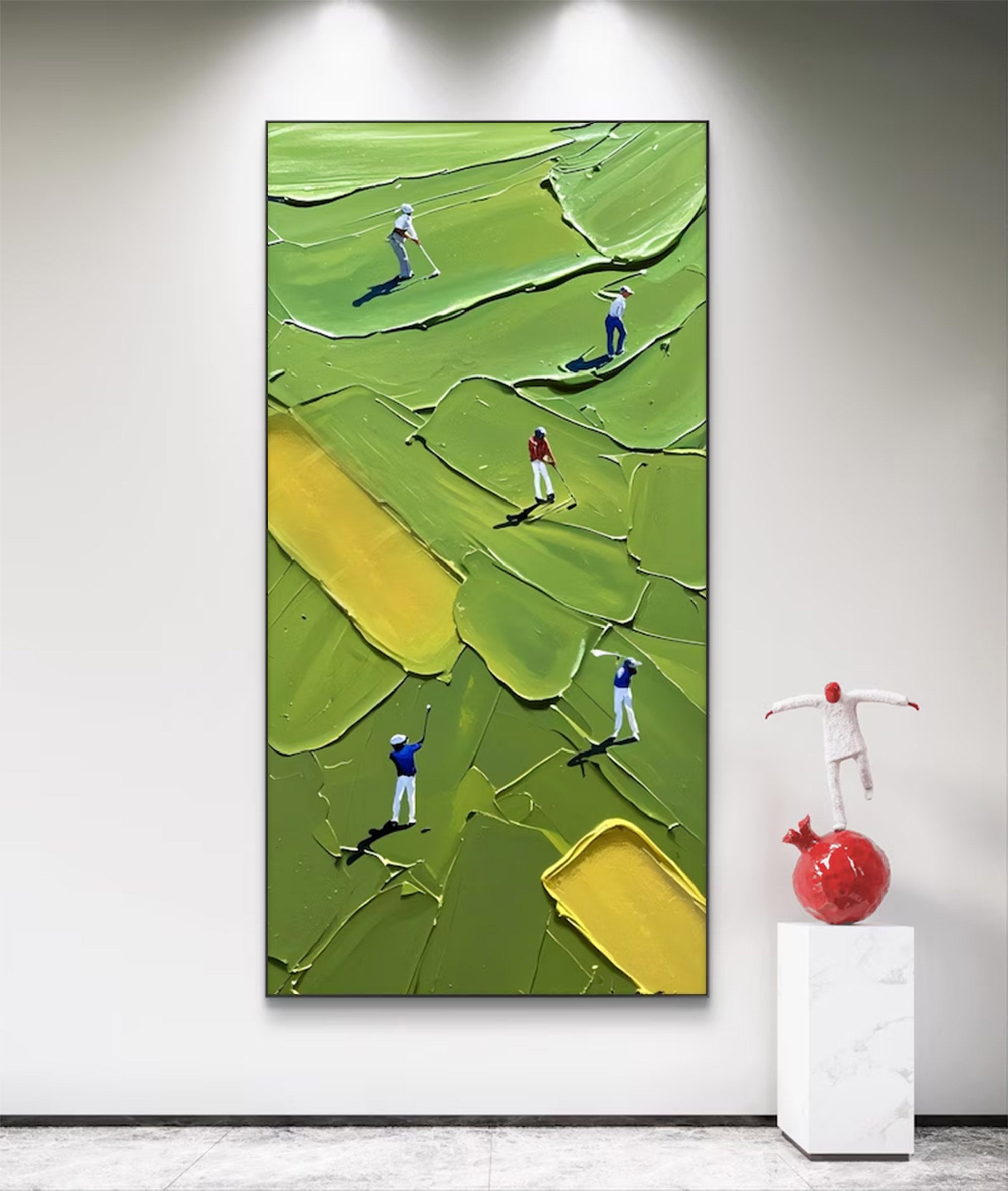 Large Modern Golf Art | KelorArt #AG 129