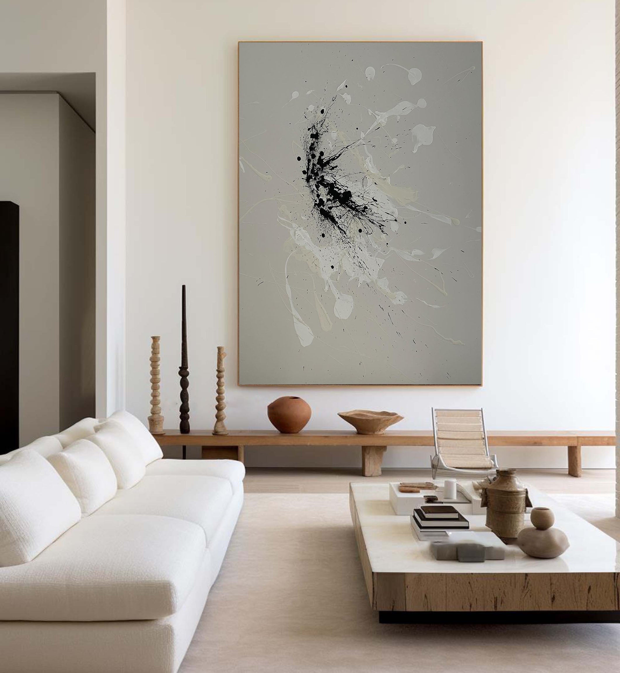 Modern Abstract Splash Wall Art Painting  #MM069