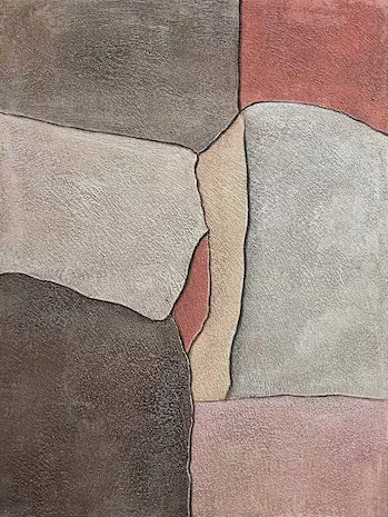 Contemporary Abstract Art in Neutral and Warm Tones #MM163