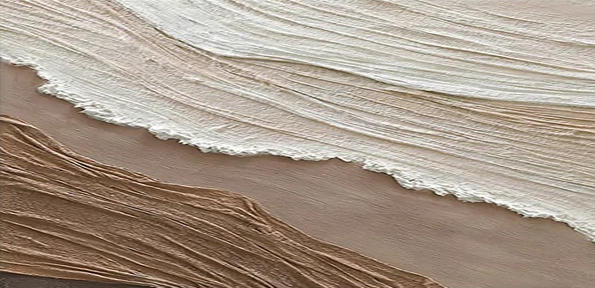 Dynamic Textured Wave Painting for Modern Homes #OP062