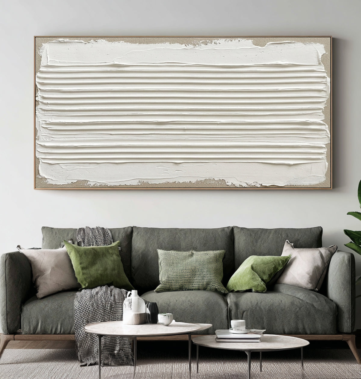 Strata Shaped Over Time Large Horizontal Textured Wall Art Sculptural Relief Contemporary Abstract Painting