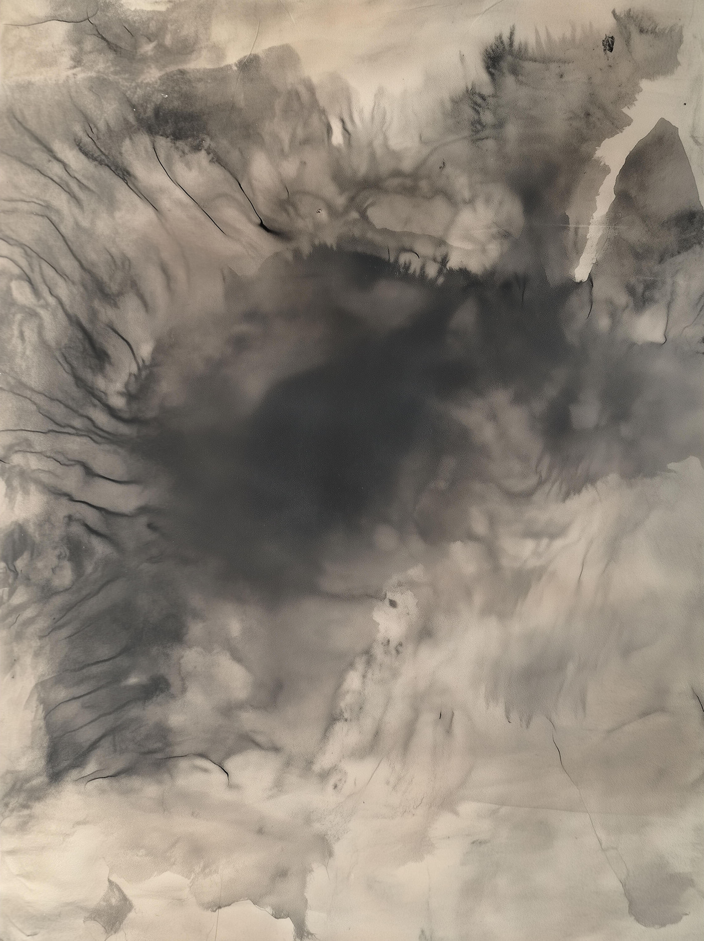 Abstract Large Grey Canvas Art | KelorArt #AG 117