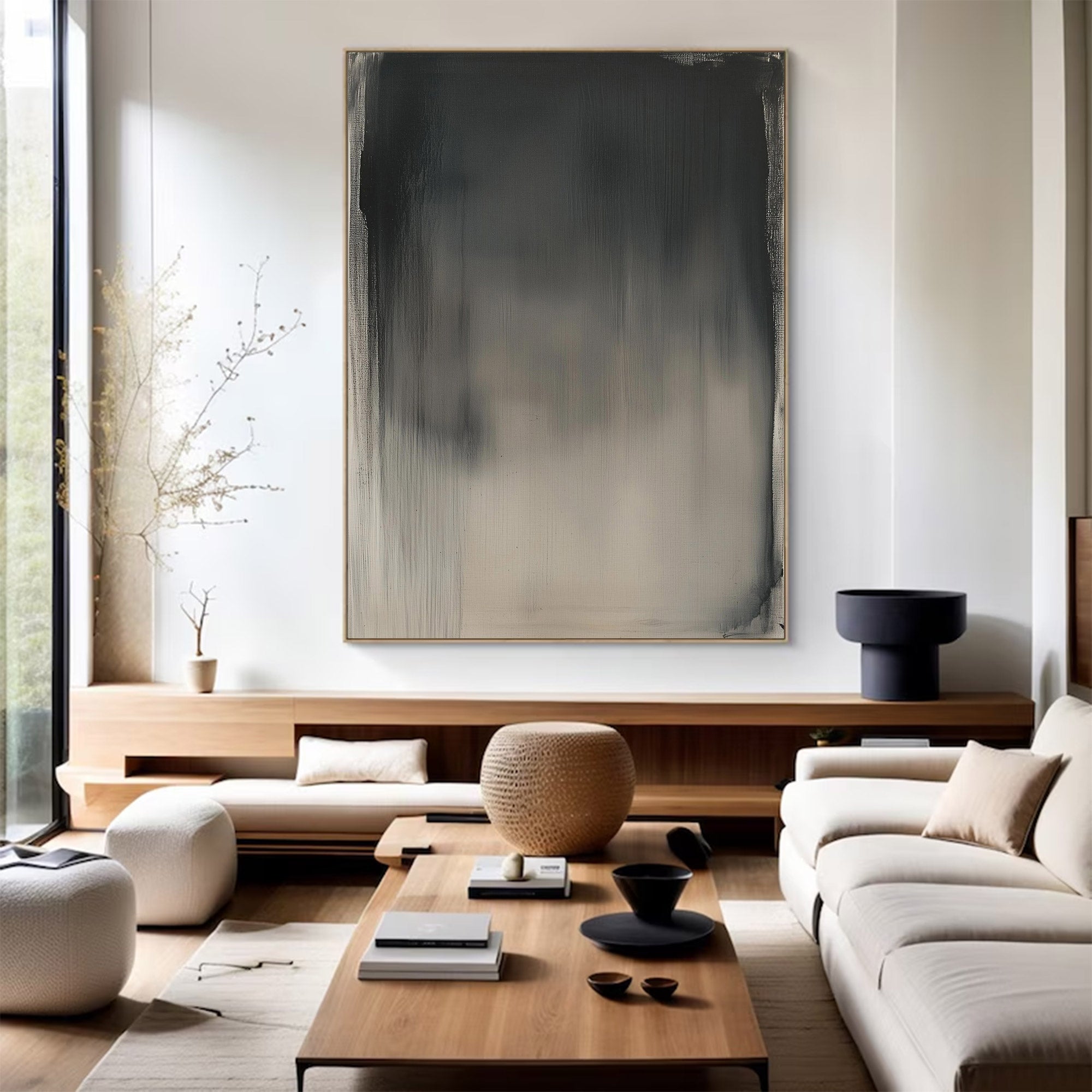 Minimalist Abstract Large Painting | KelorArt #AG 119