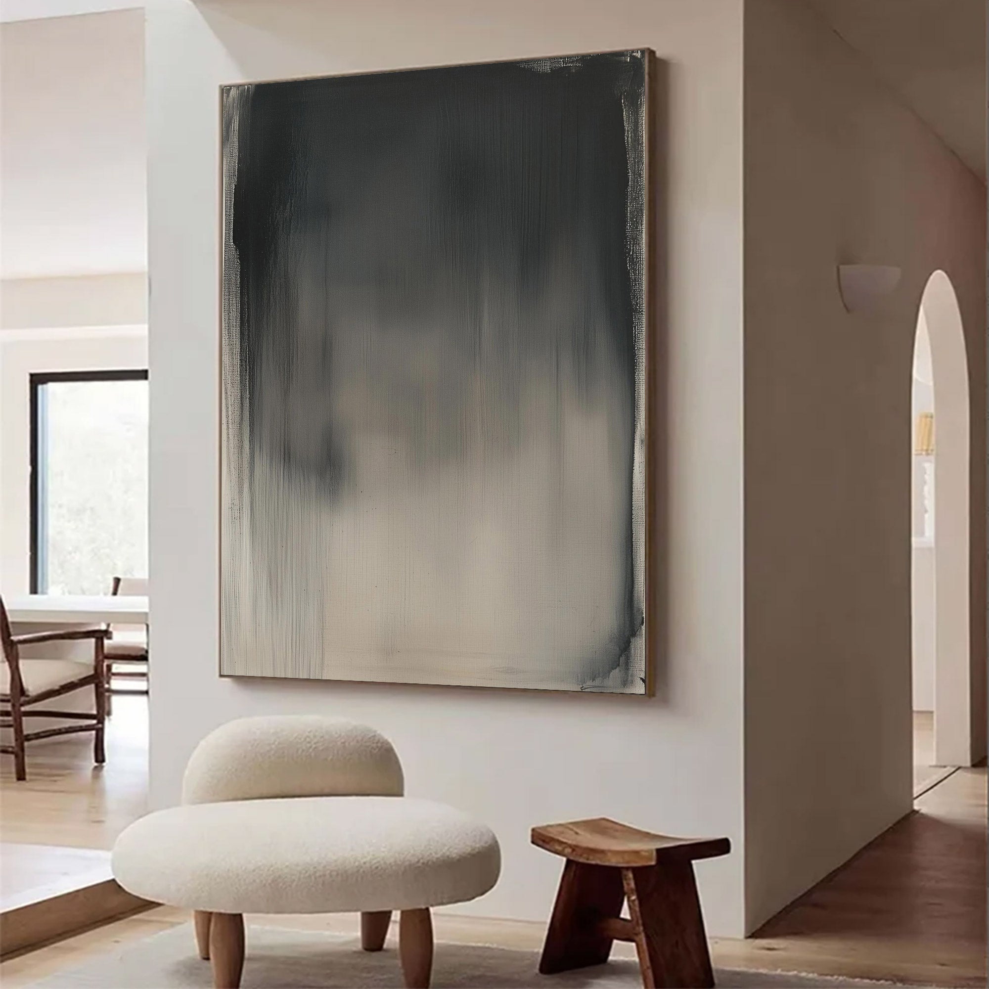 Minimalist Abstract Large Painting | KelorArt #AG 119