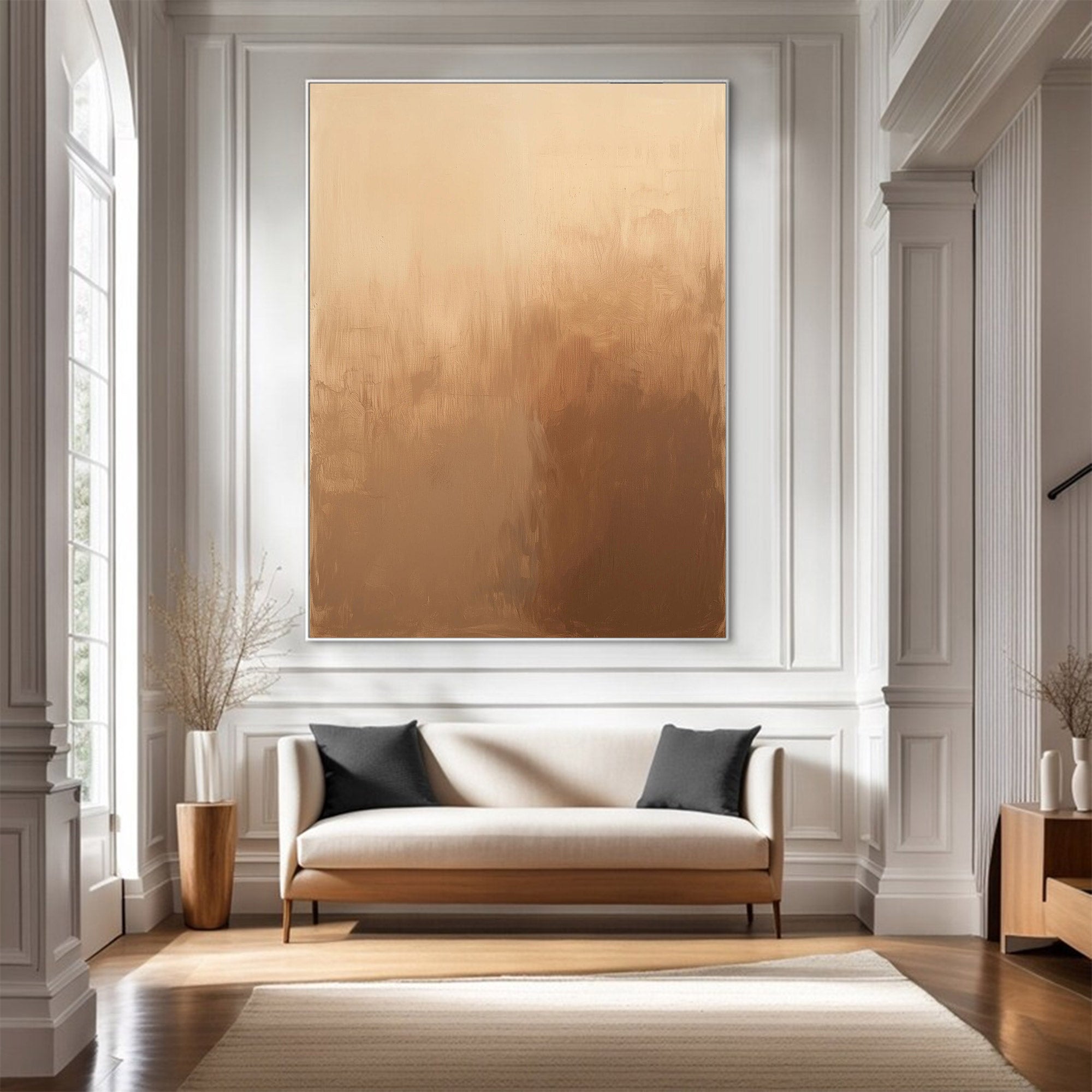 Wabi-Sabi Abstract Large Painting | KelorArt #AG 121