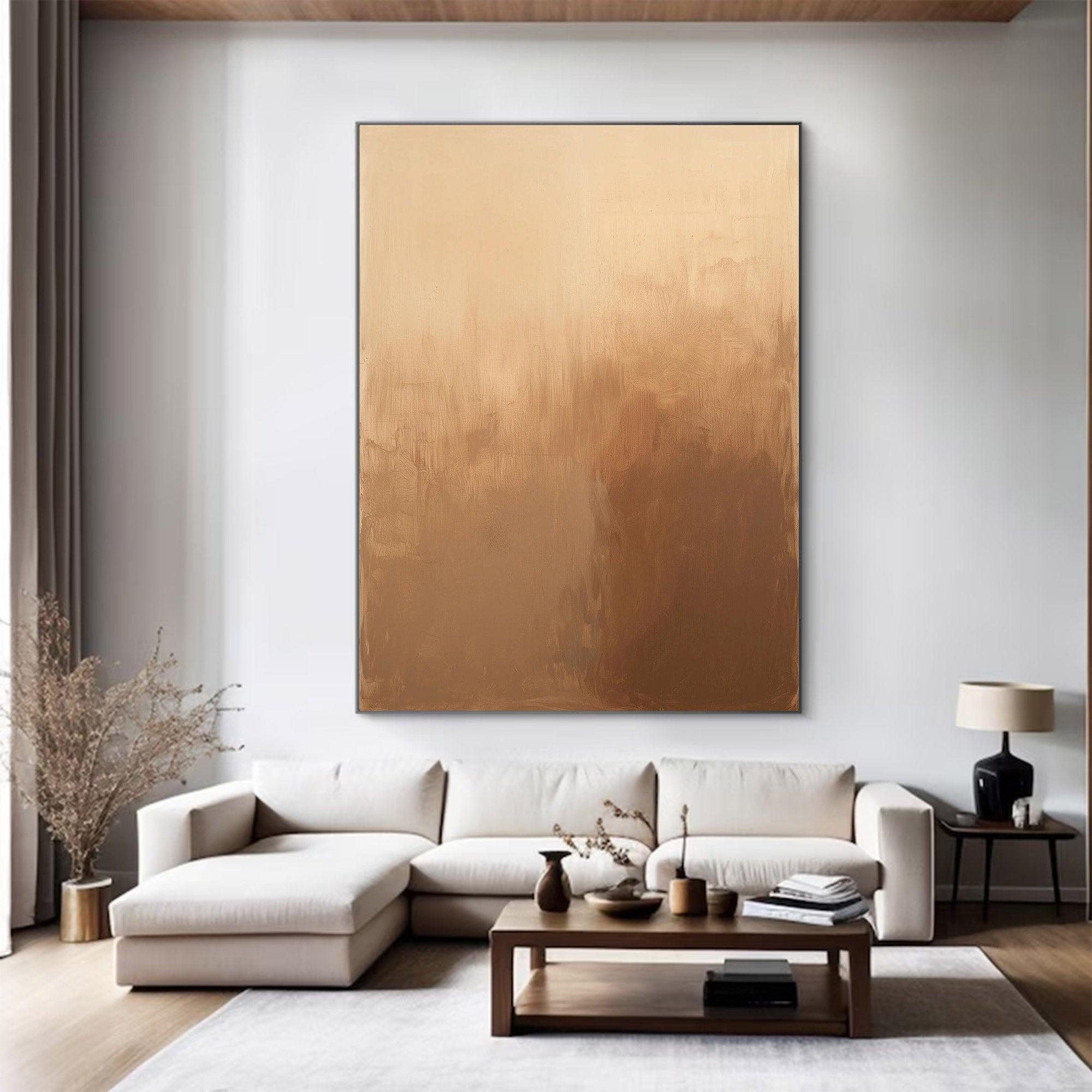 Wabi-Sabi Abstract Large Painting | KelorArt #AG 121