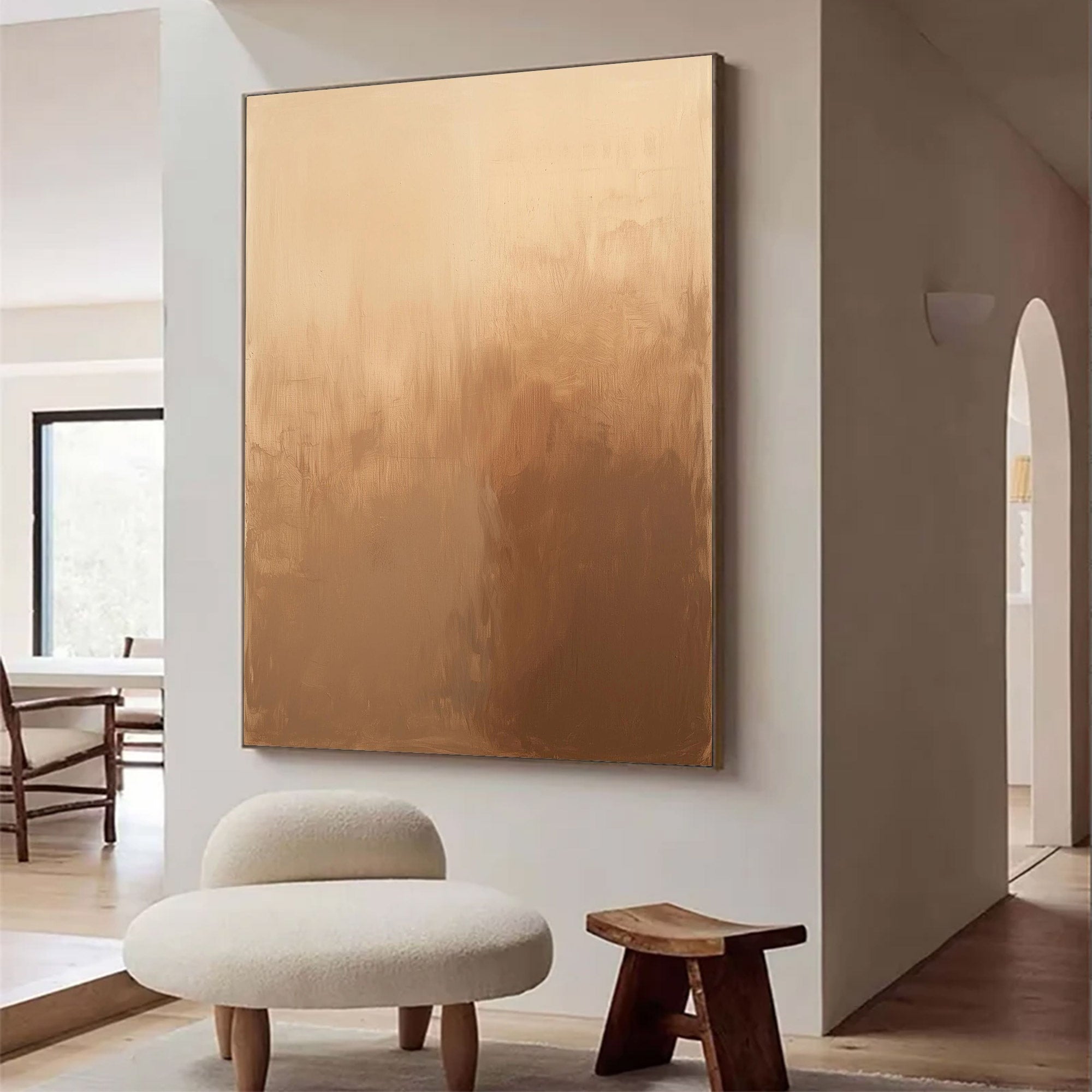Wabi-Sabi Abstract Large Painting | KelorArt #AG 121