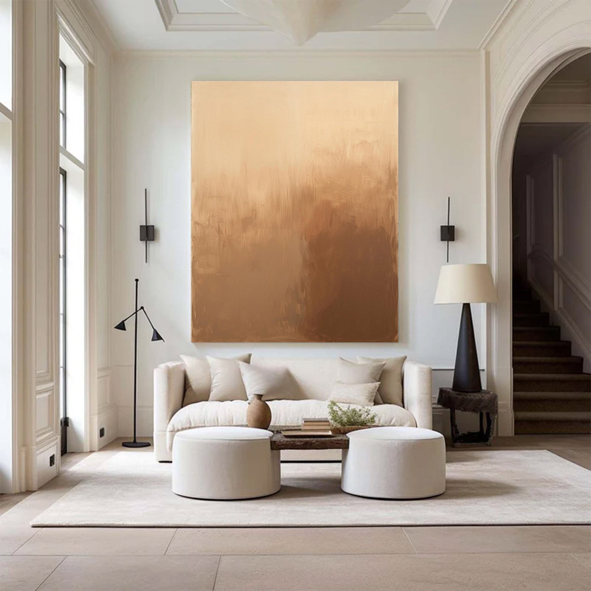 Wabi-Sabi Abstract Large Painting | KelorArt #AG 121