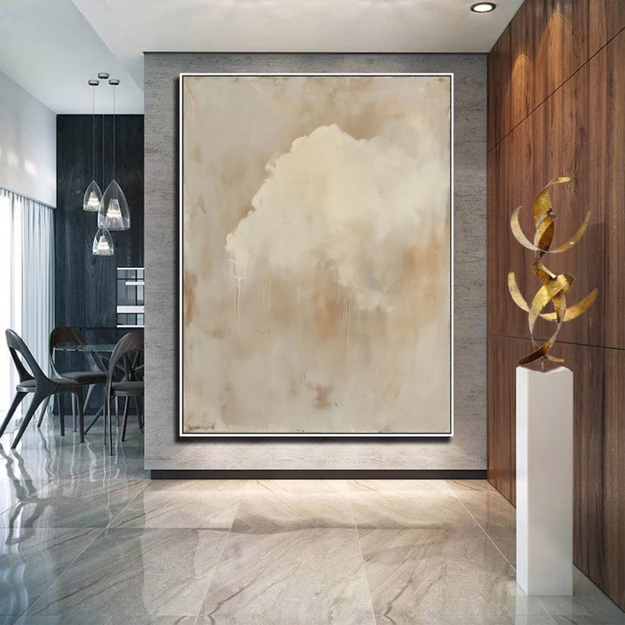 Large Abstract Gradient Canvas | KelorArt #AG 123