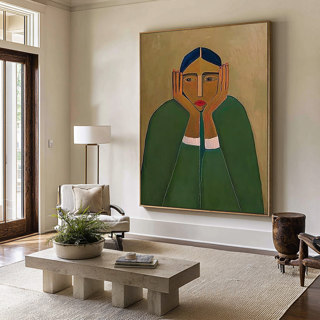 Simple Large Figure Wall Art | Kelor #CZ 014