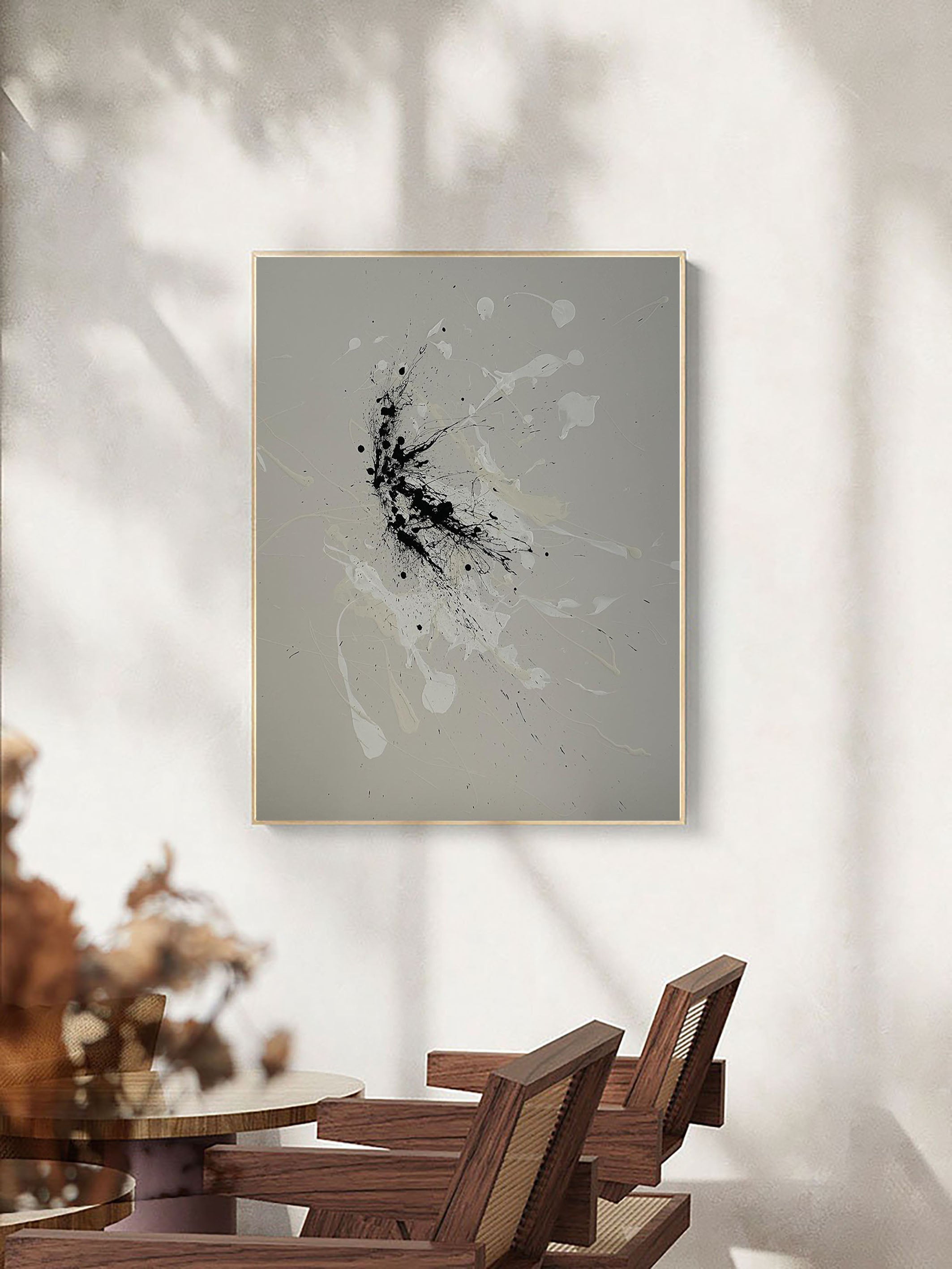 Modern Abstract Splash Wall Art Painting  #MM069