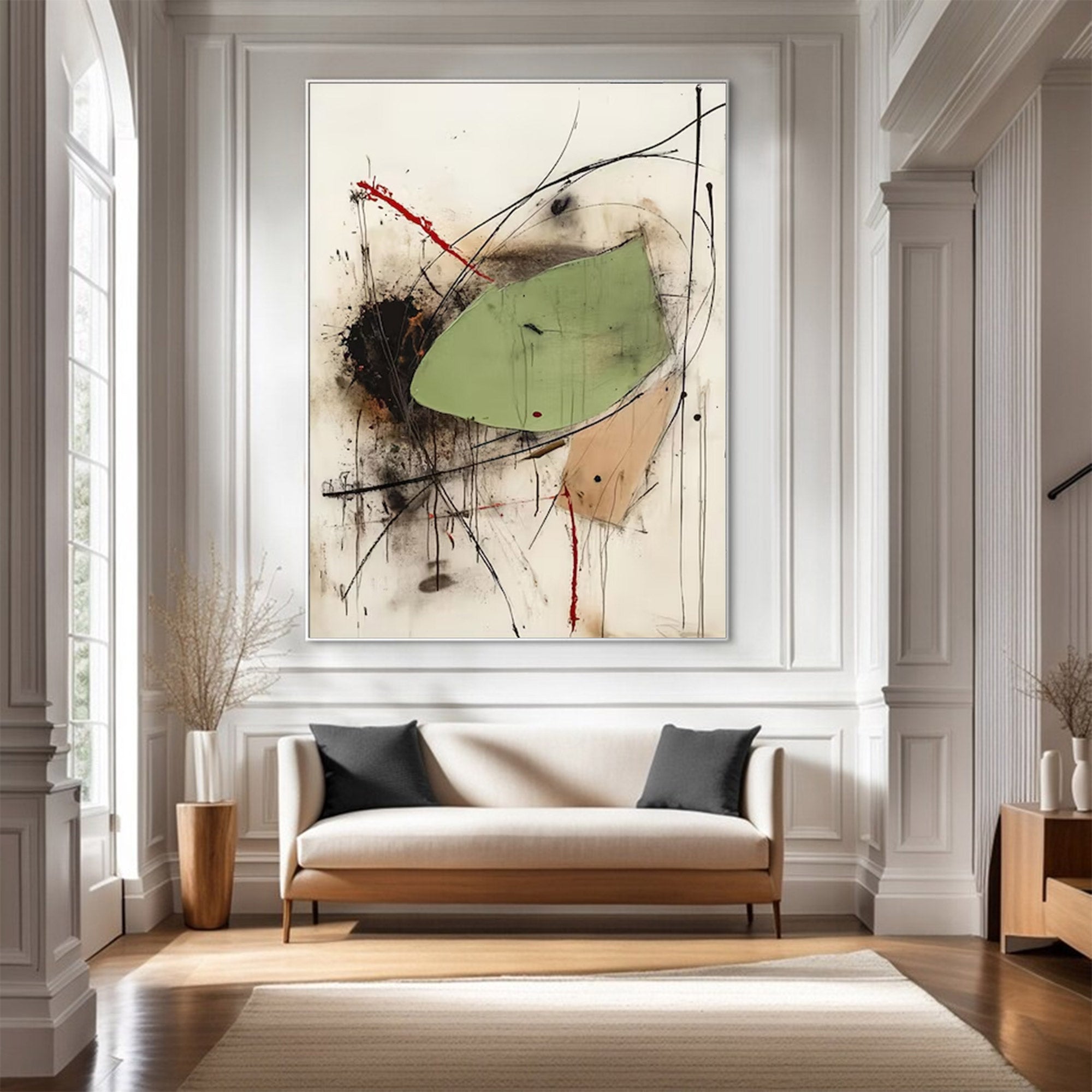 Large Modern Abstract Canvas | KelorArt #AG 127