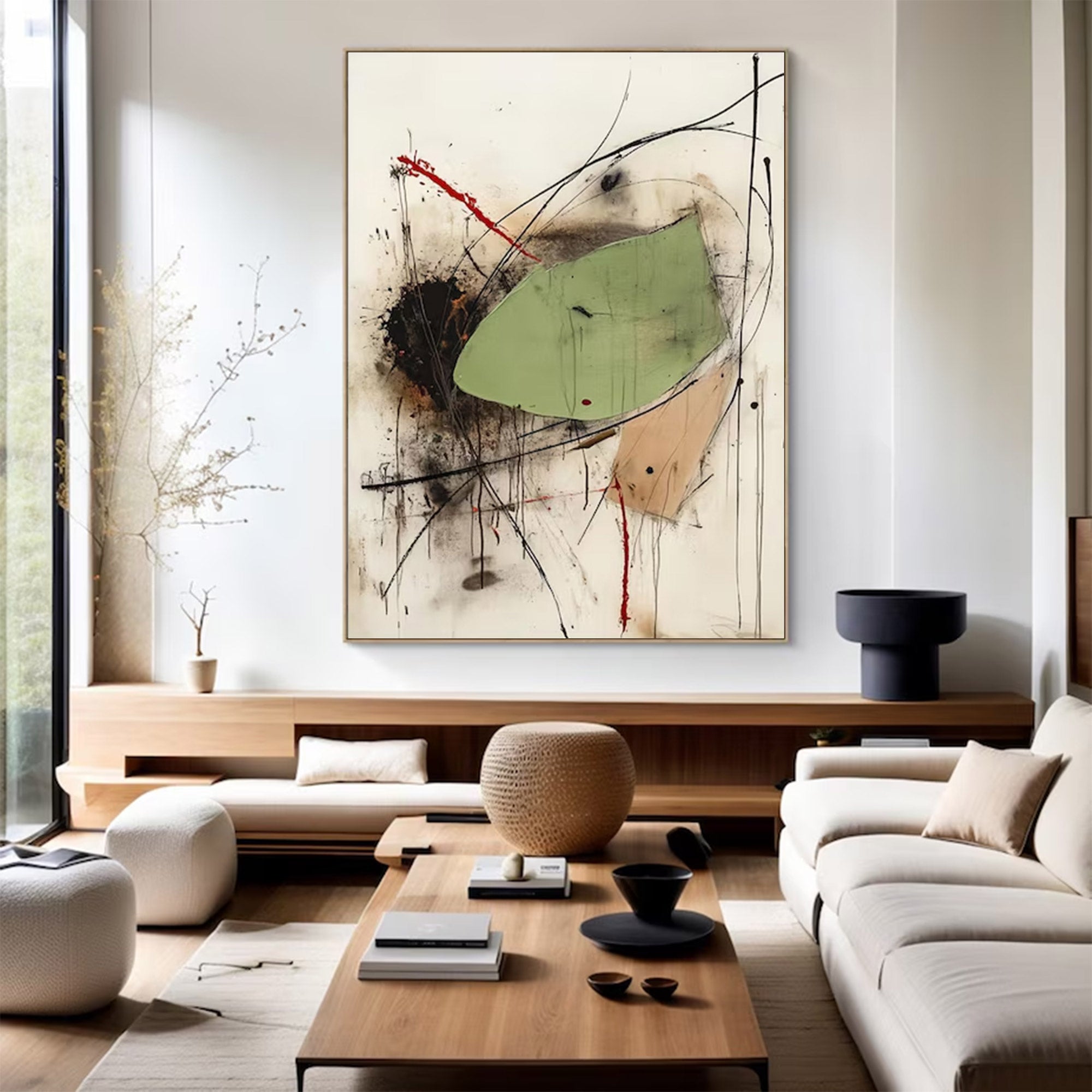 Large Modern Abstract Canvas | KelorArt #AG 127