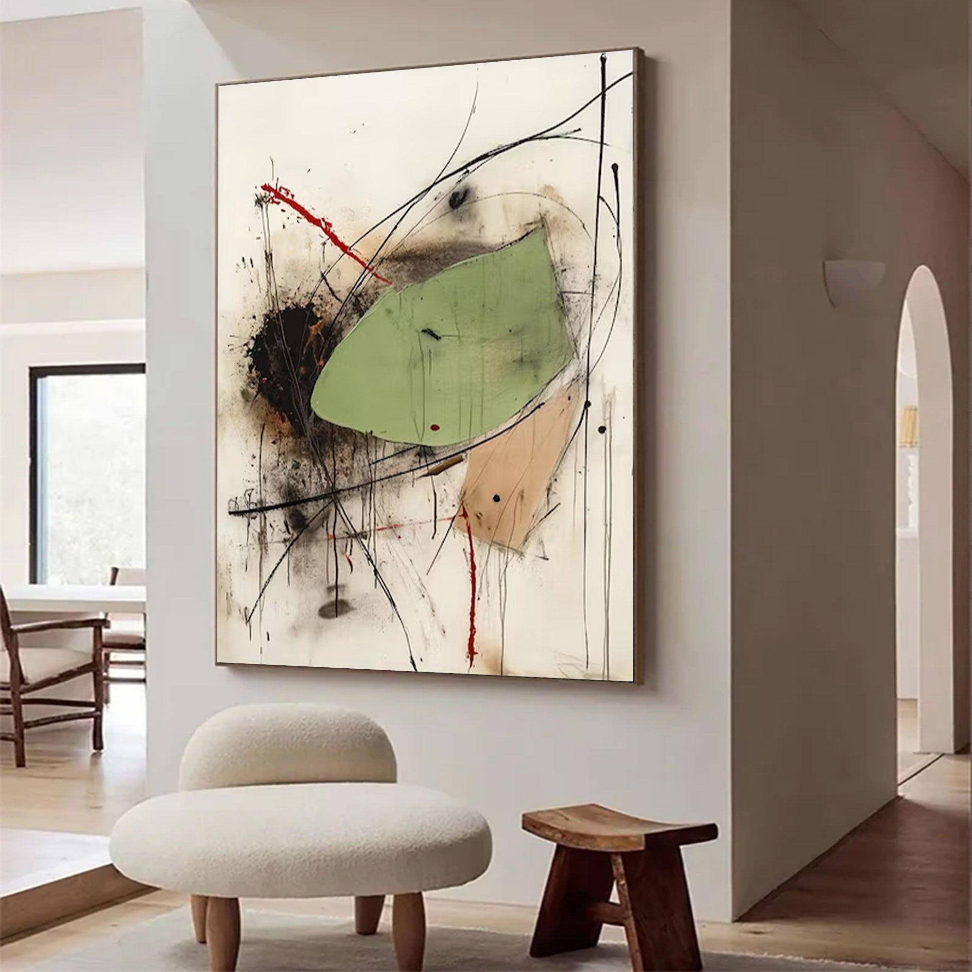 Large Modern Abstract Canvas | KelorArt #AG 127