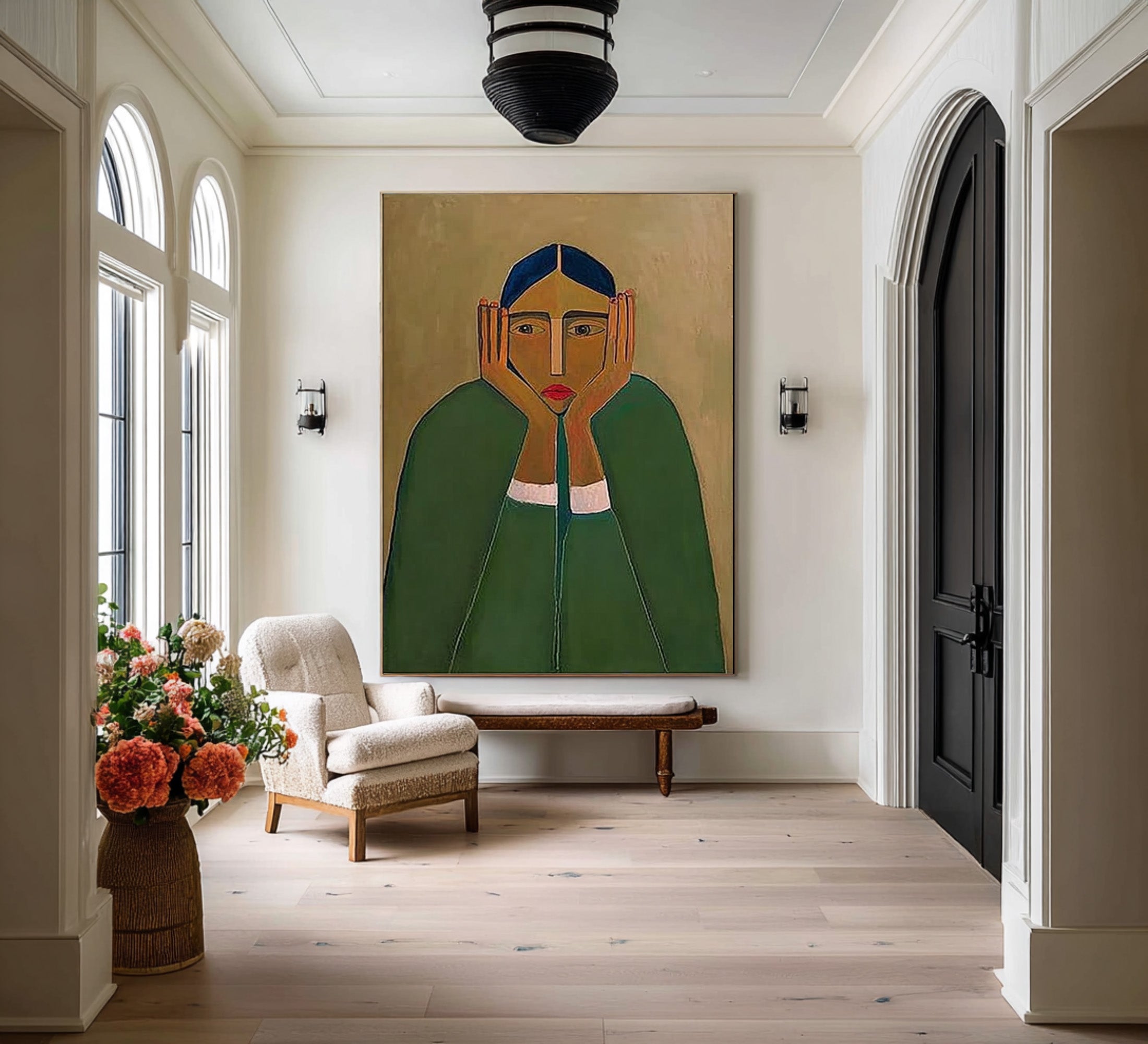 Simple Large Figure Wall Art | Kelor #CZ 014