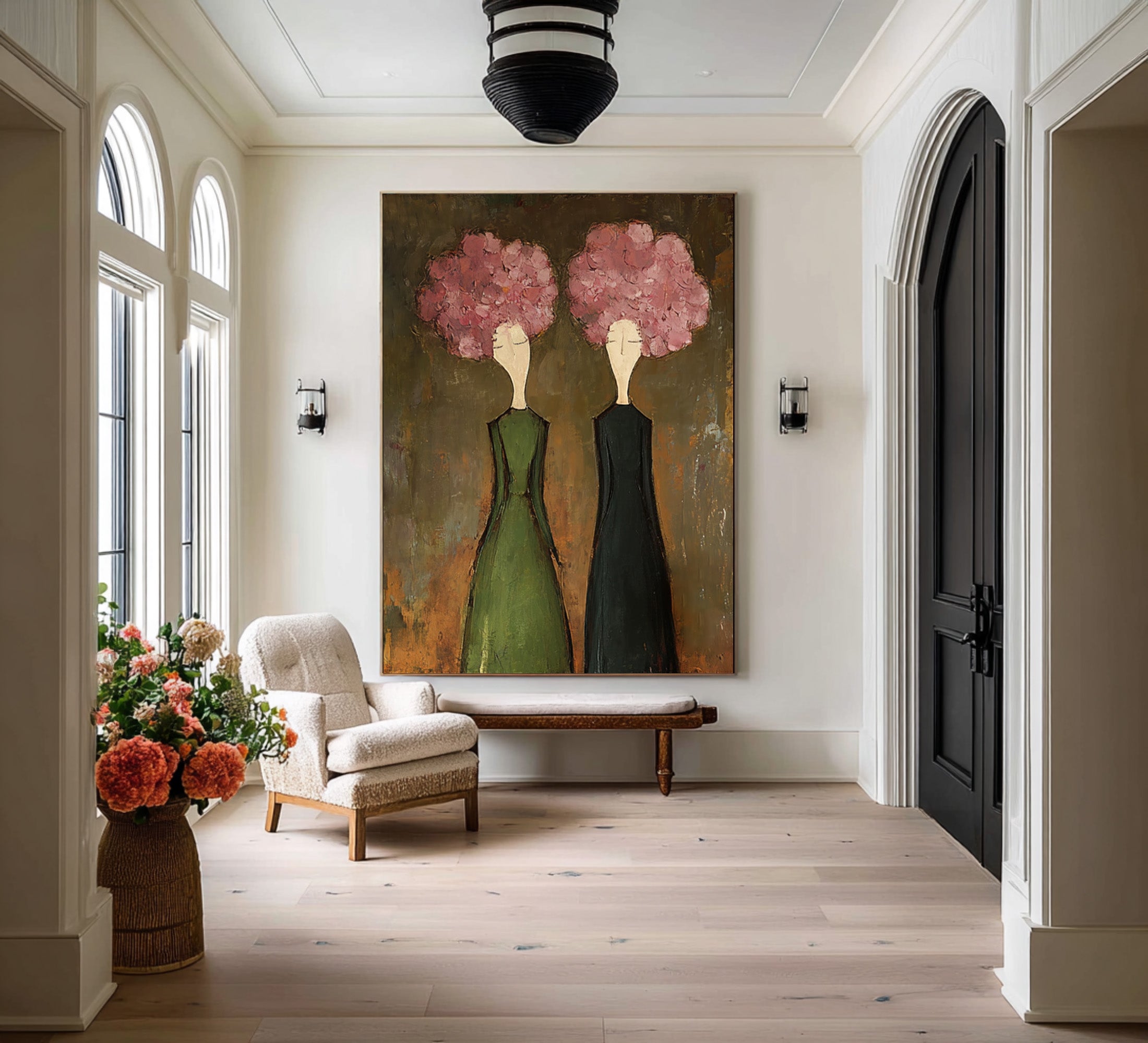 Luxury Figurative Wall Art - Hand Painted Canvas Oil Painting | KelorArt