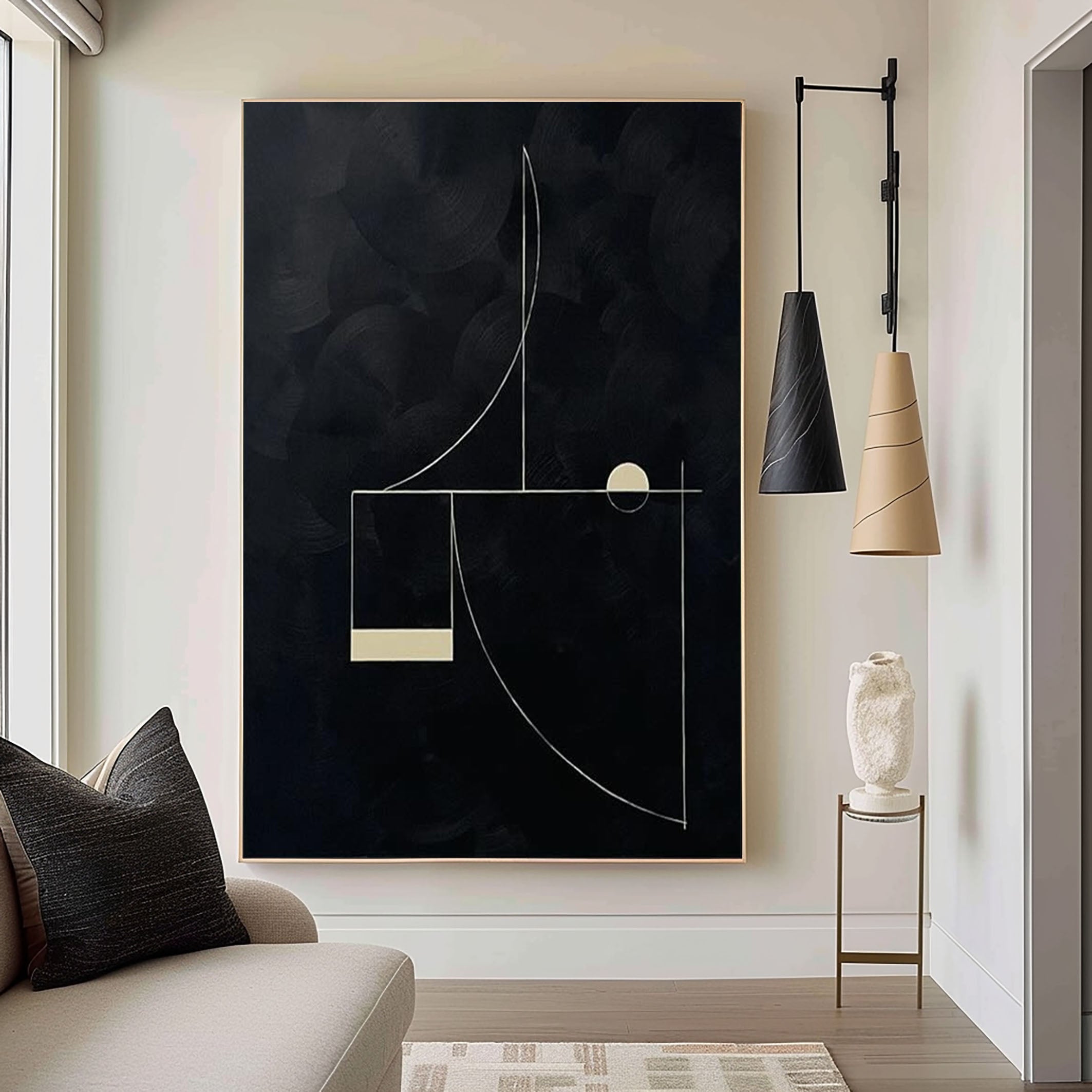 Minimalist Geometric Canvas Art