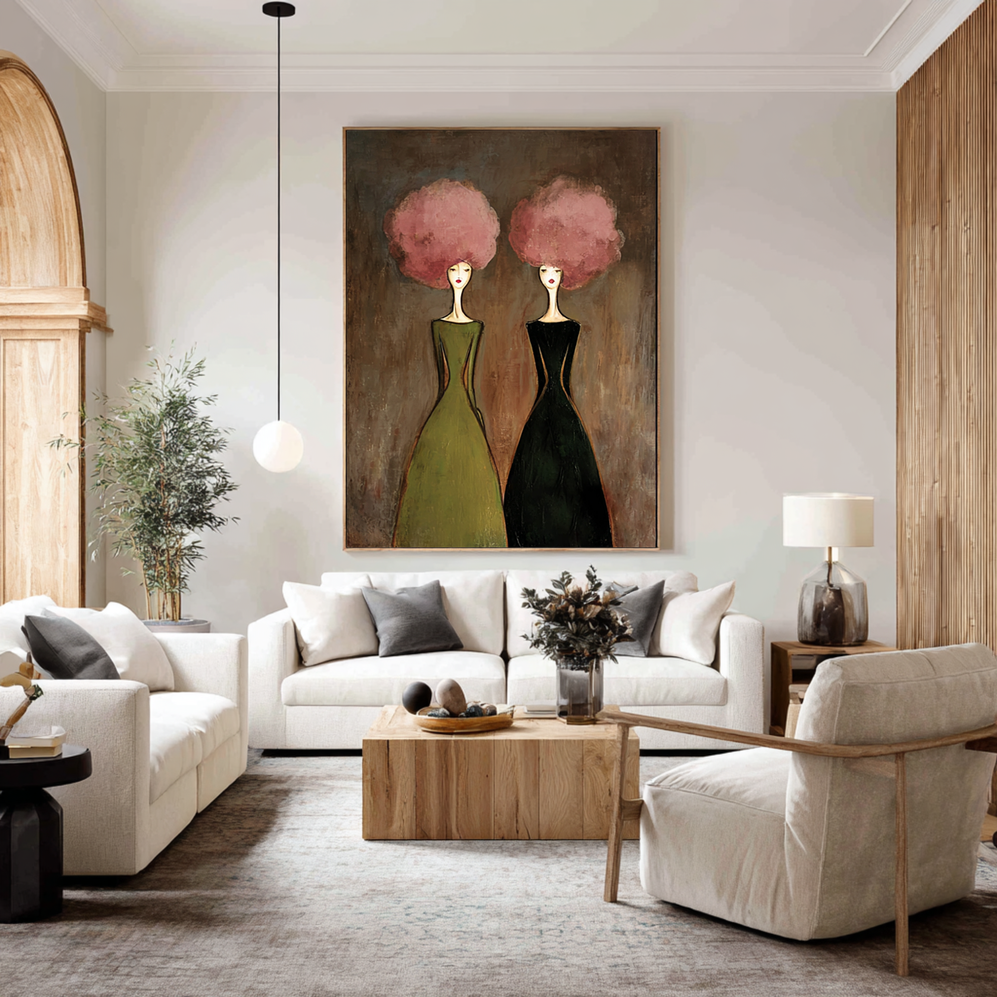 Hand - Painted Figurative Artwork on Canvas | KelorArt