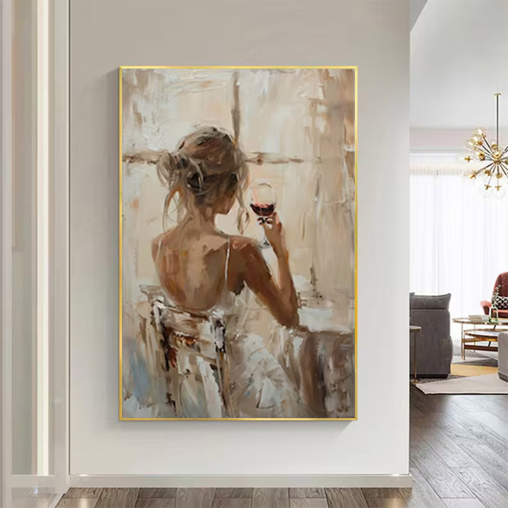 Large Contemporary Figurative Art | KelorArt #AG 134