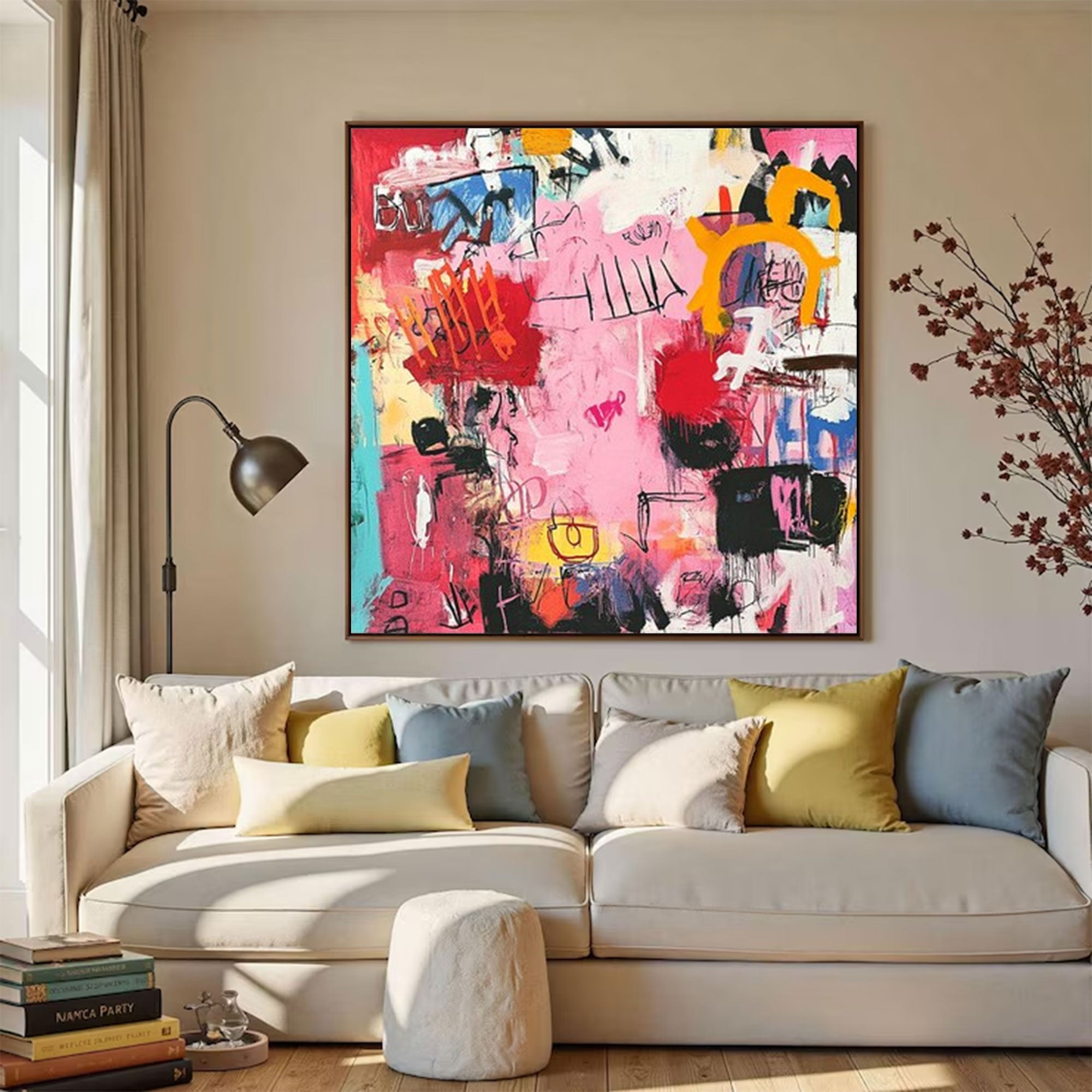 Colorful Large Abstract Painting | KelorArt #AG 161