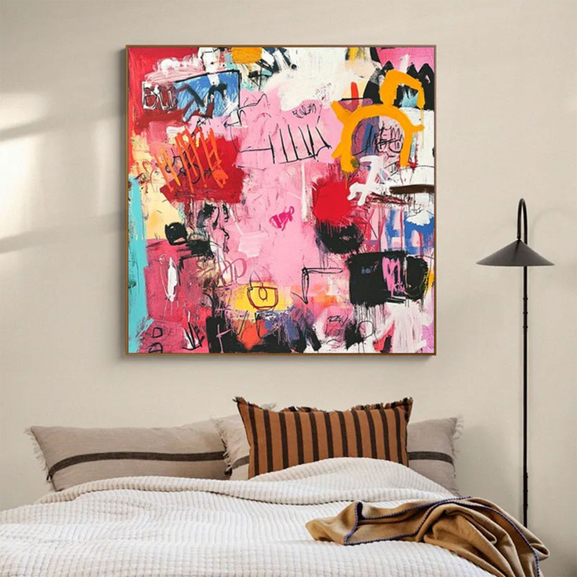 Colorful Large Abstract Painting | KelorArt #AG 161