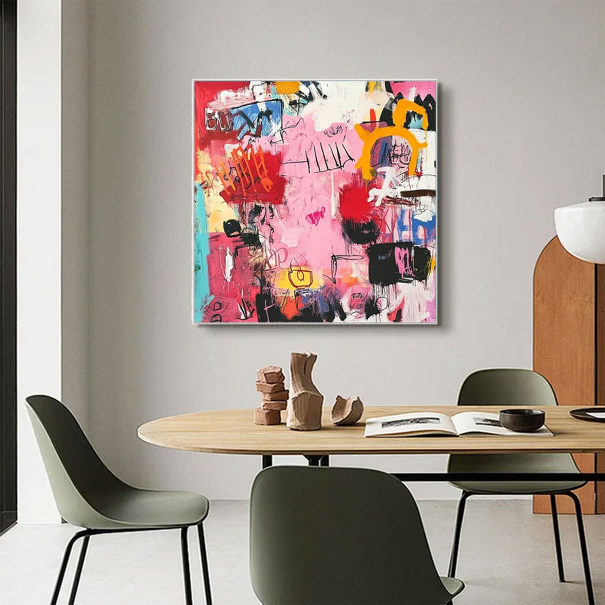 Colorful Large Abstract Painting | KelorArt #AG 161
