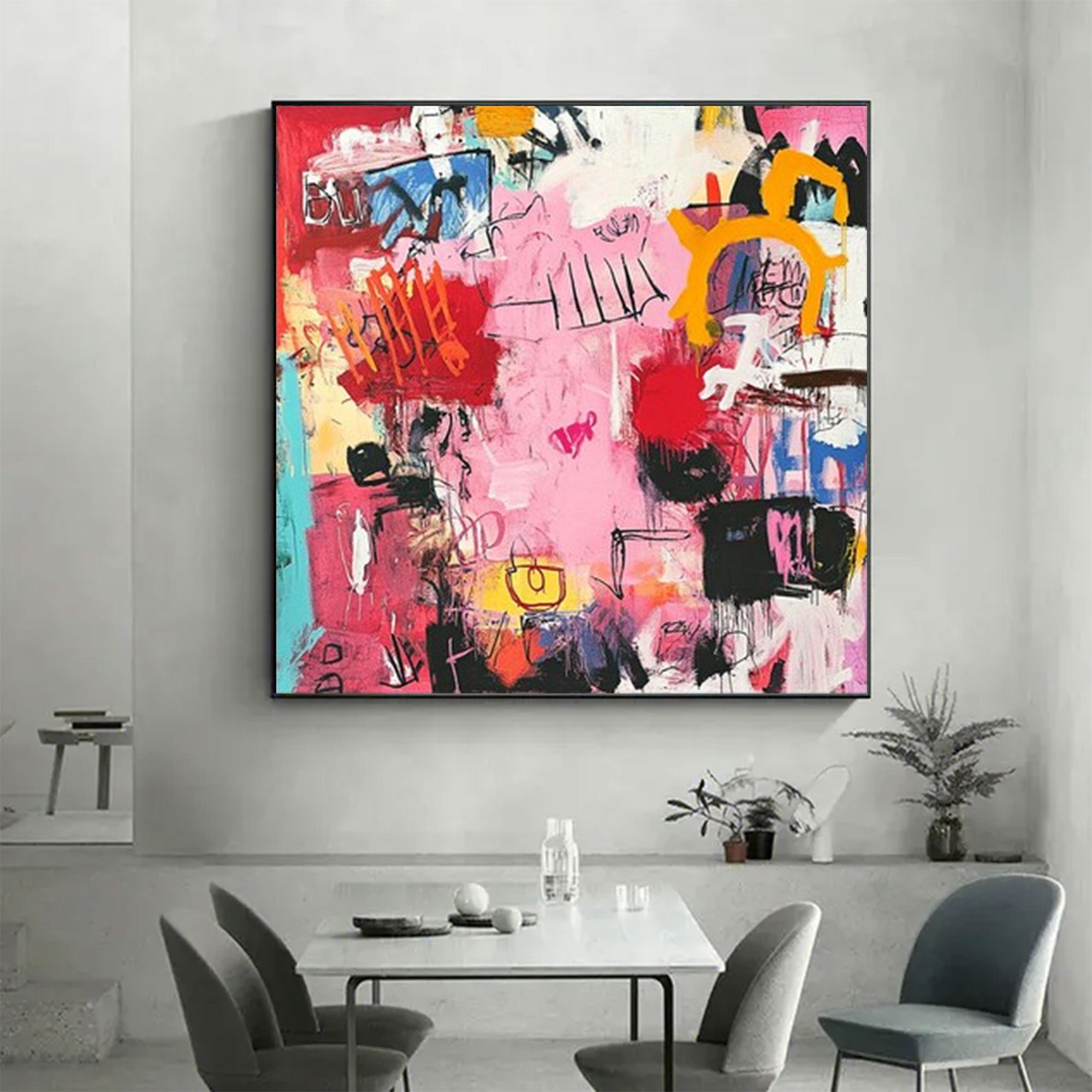 Colorful Large Abstract Painting | KelorArt #AG 161