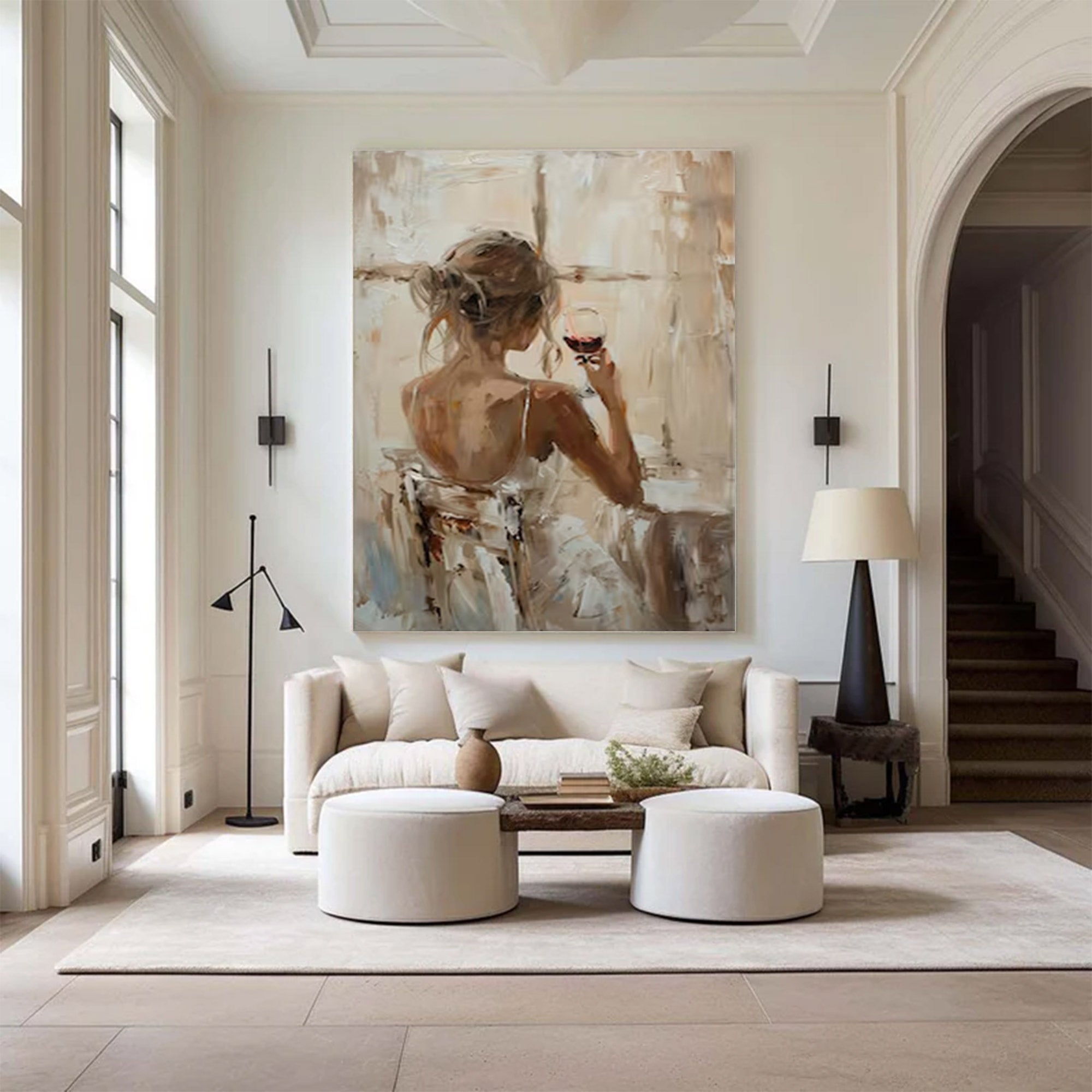 Large Contemporary Figurative Art | KelorArt #AG 134