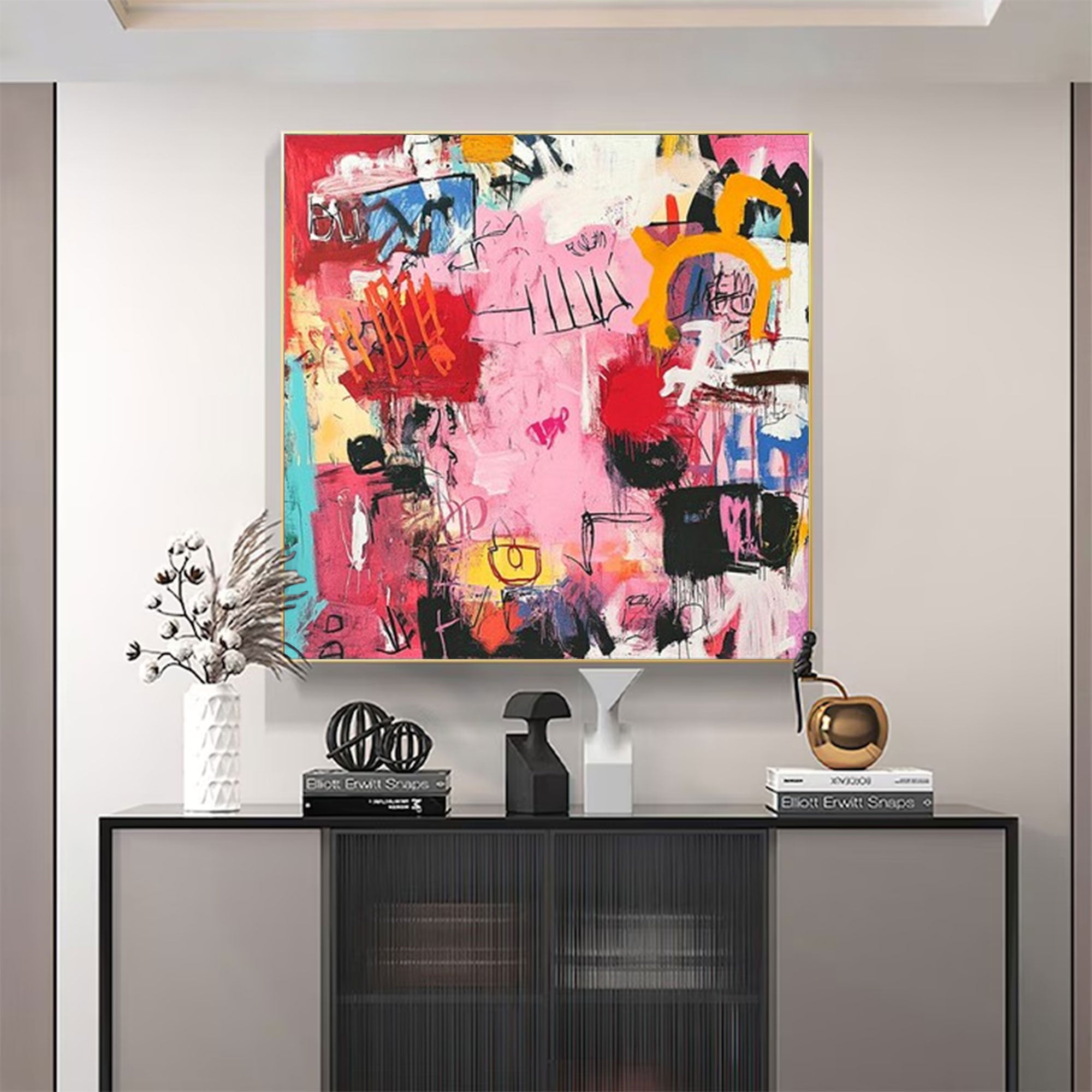 Colorful Large Abstract Painting | KelorArt #AG 161