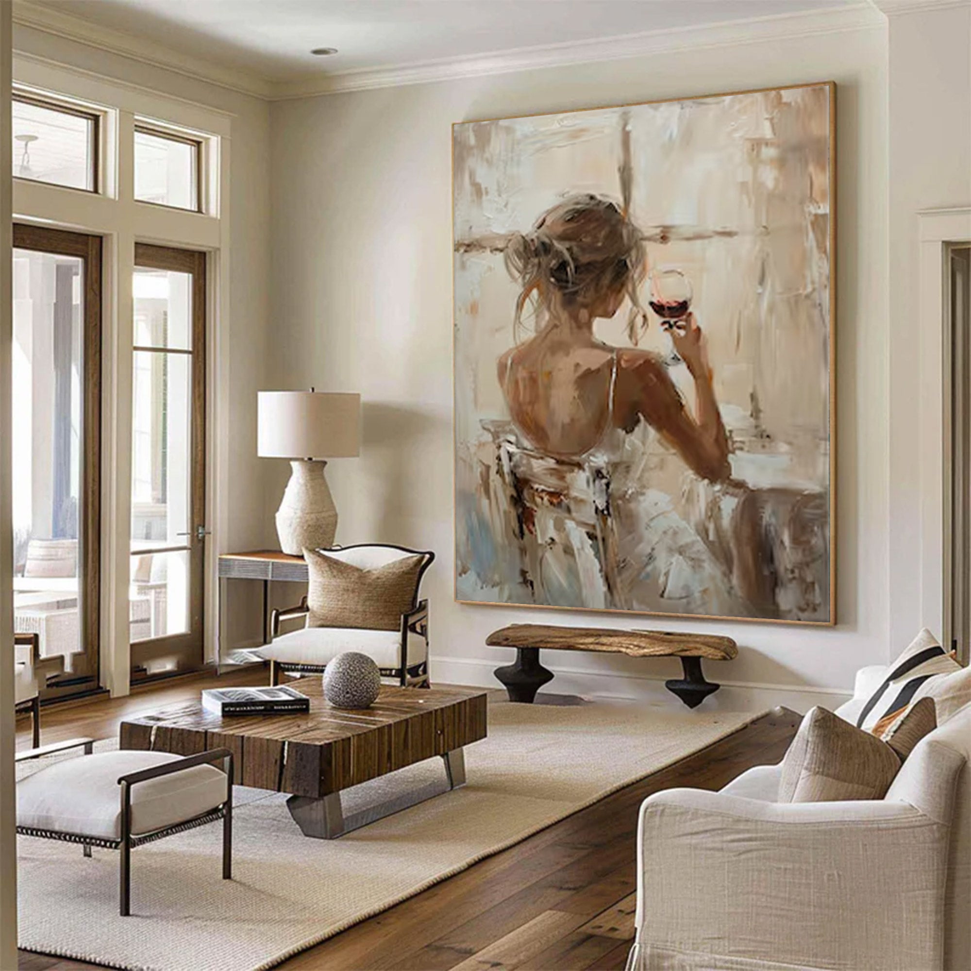 Large Contemporary Figurative Art | KelorArt #AG 134