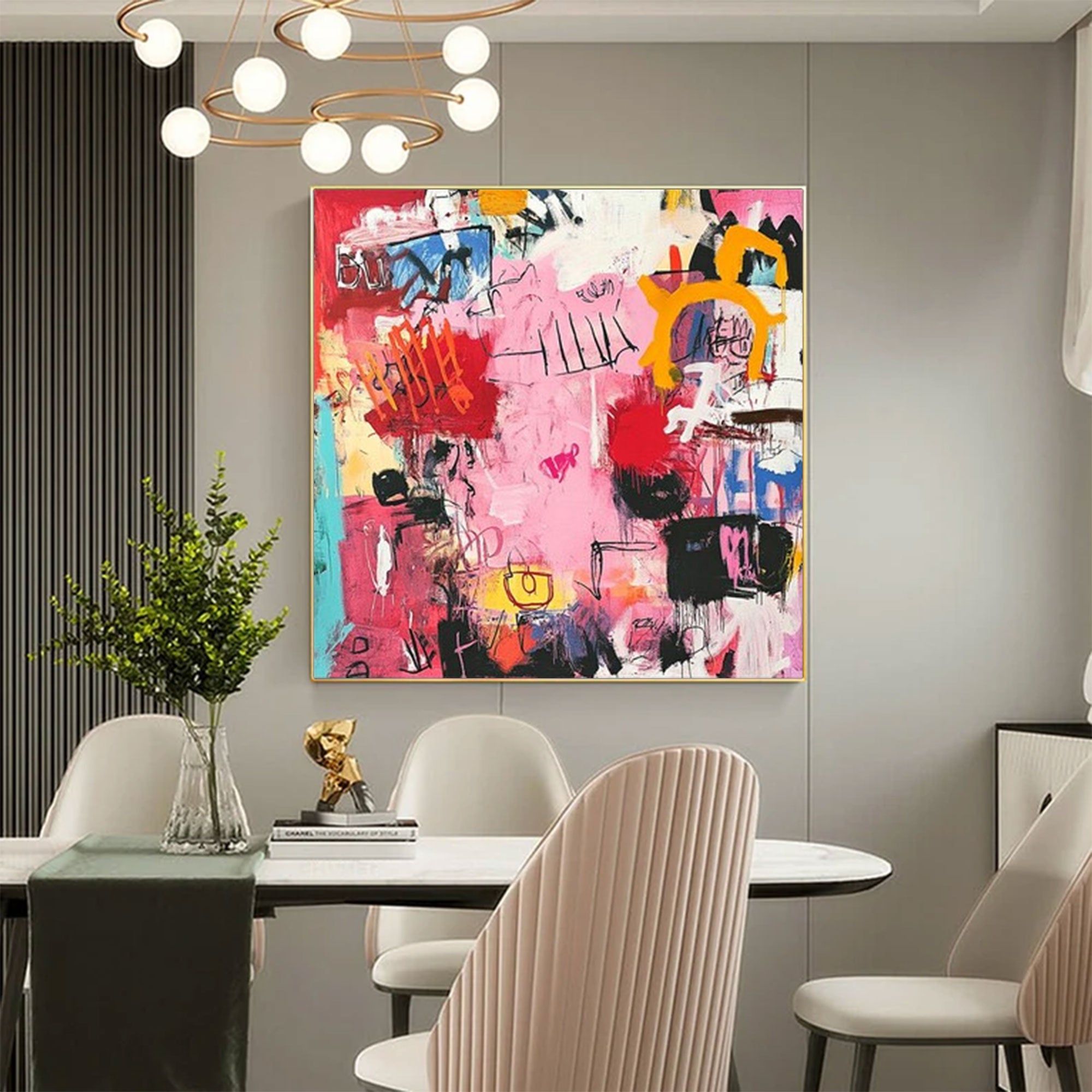 Colorful Large Abstract Painting | KelorArt #AG 161