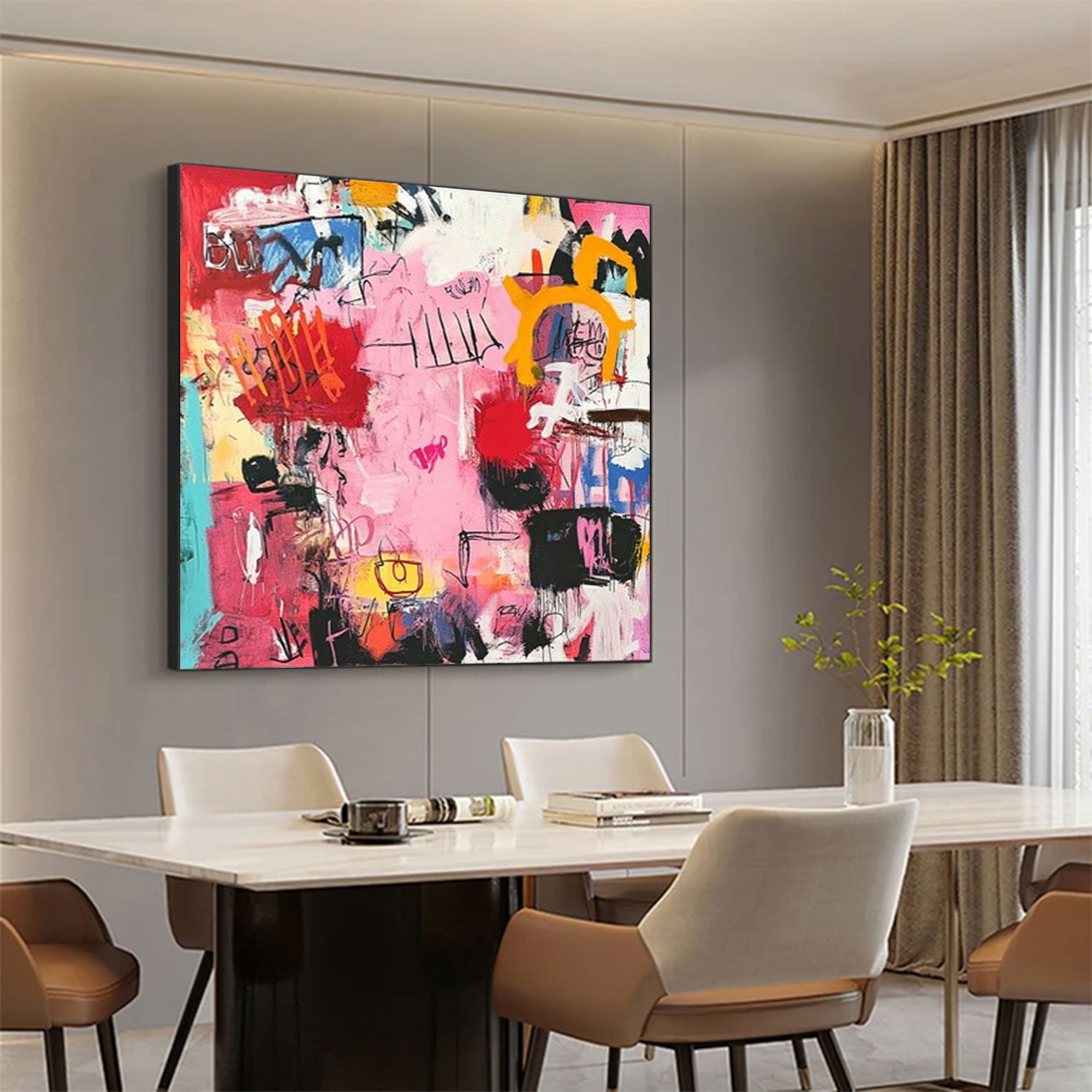 Colorful Large Abstract Painting | KelorArt #AG 161