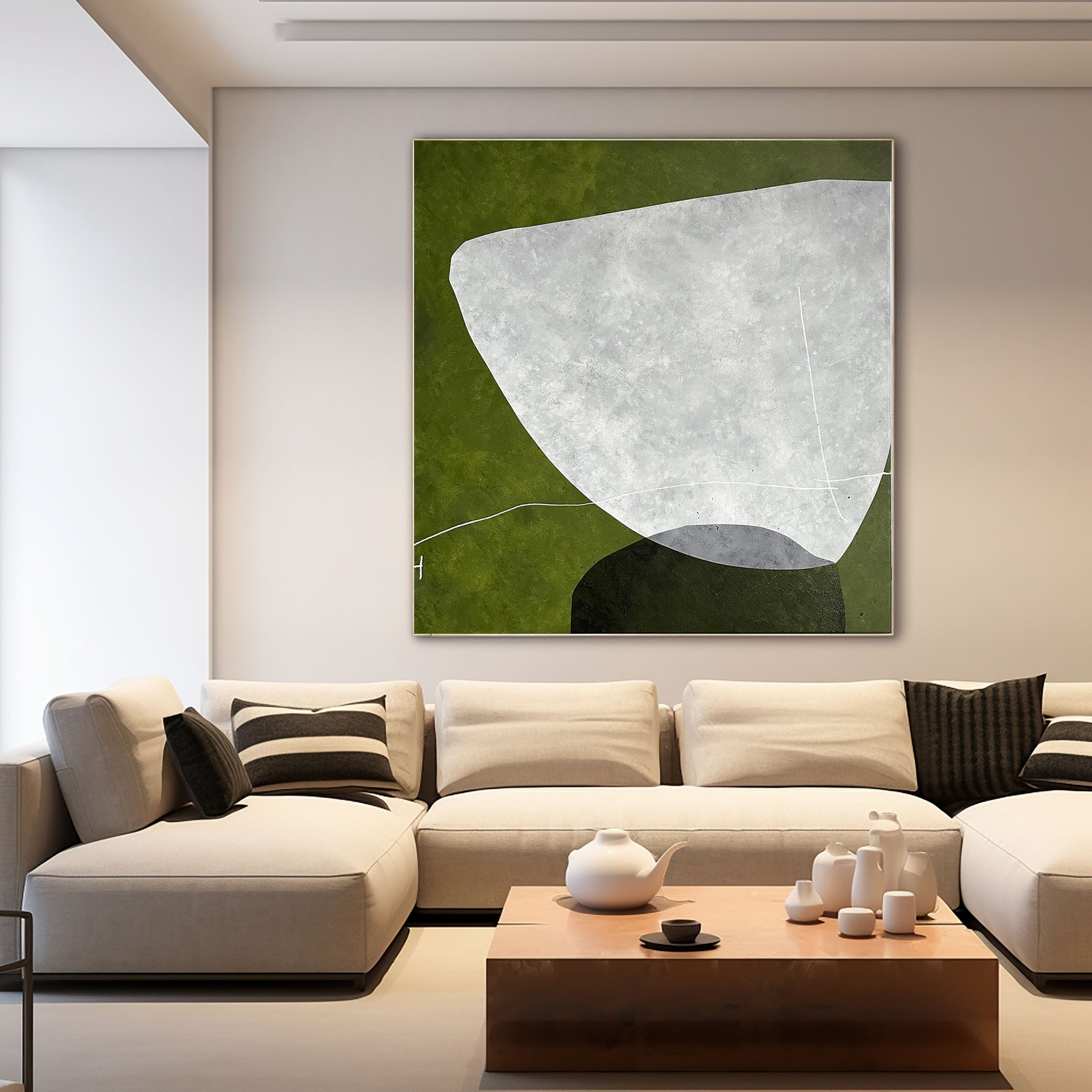 Abstract Geometric Wall Art Minimalist Home Decor #MC021