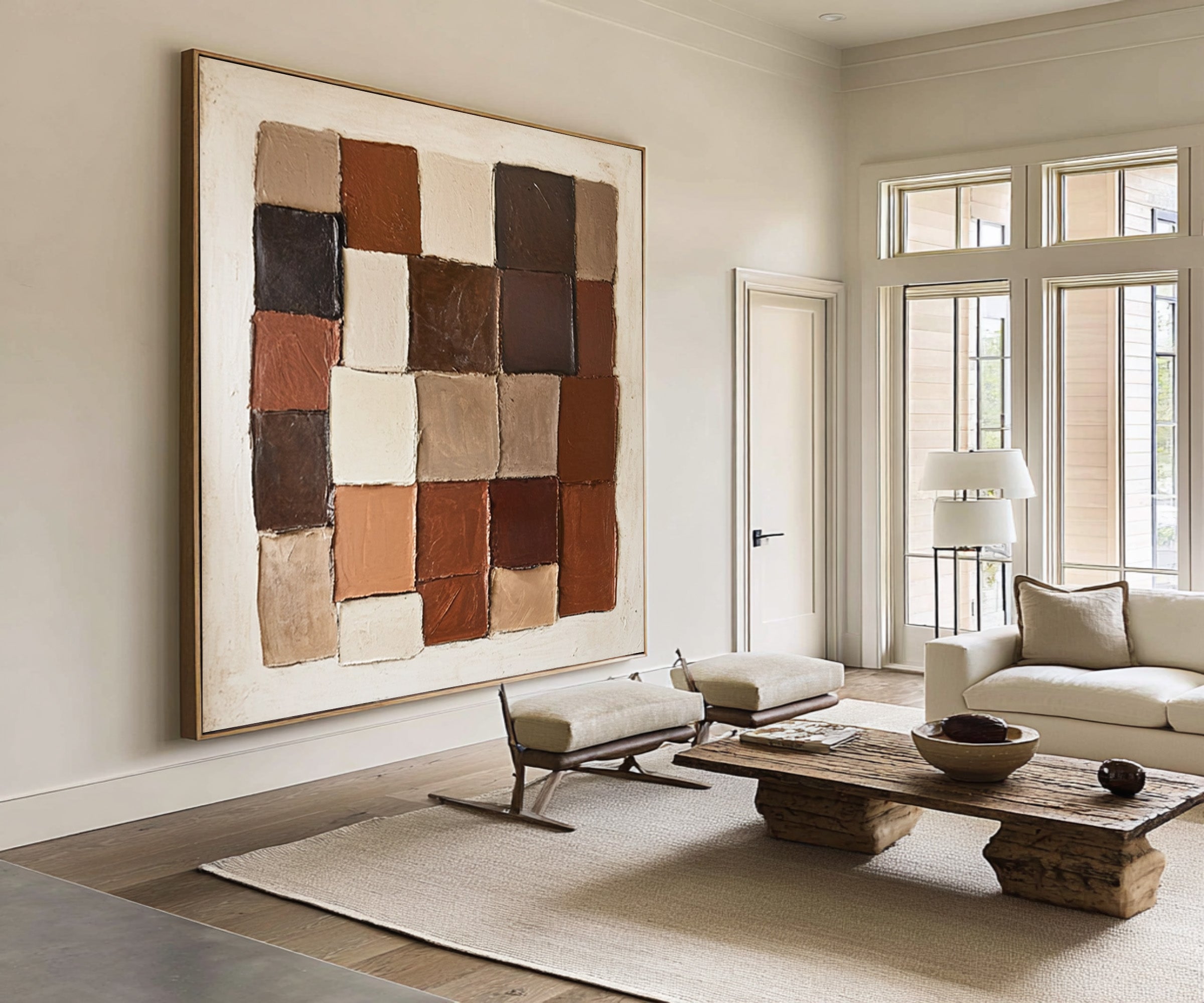 Large Textured Abstract Blocks | KelorArt #CZ 007