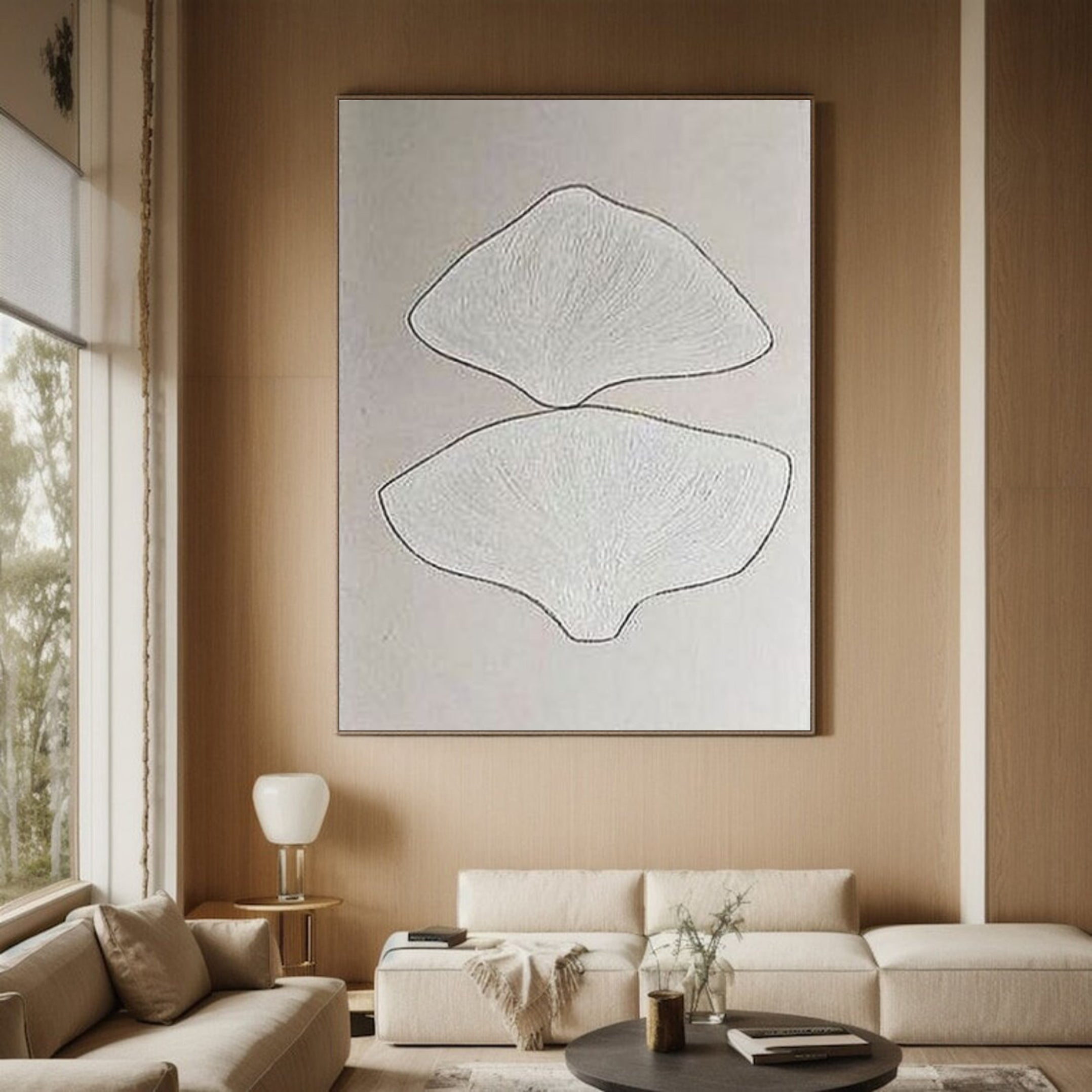 Minimalist Abstract Shapes Canvas For Wall Decor #MM012