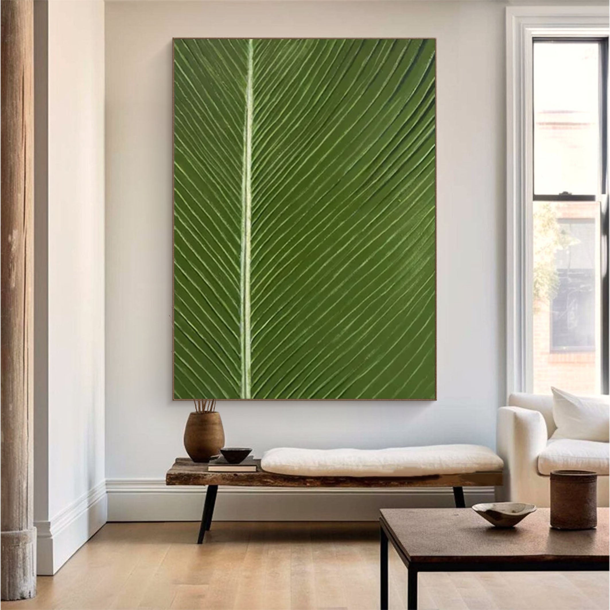 Green Leaf Wall Art