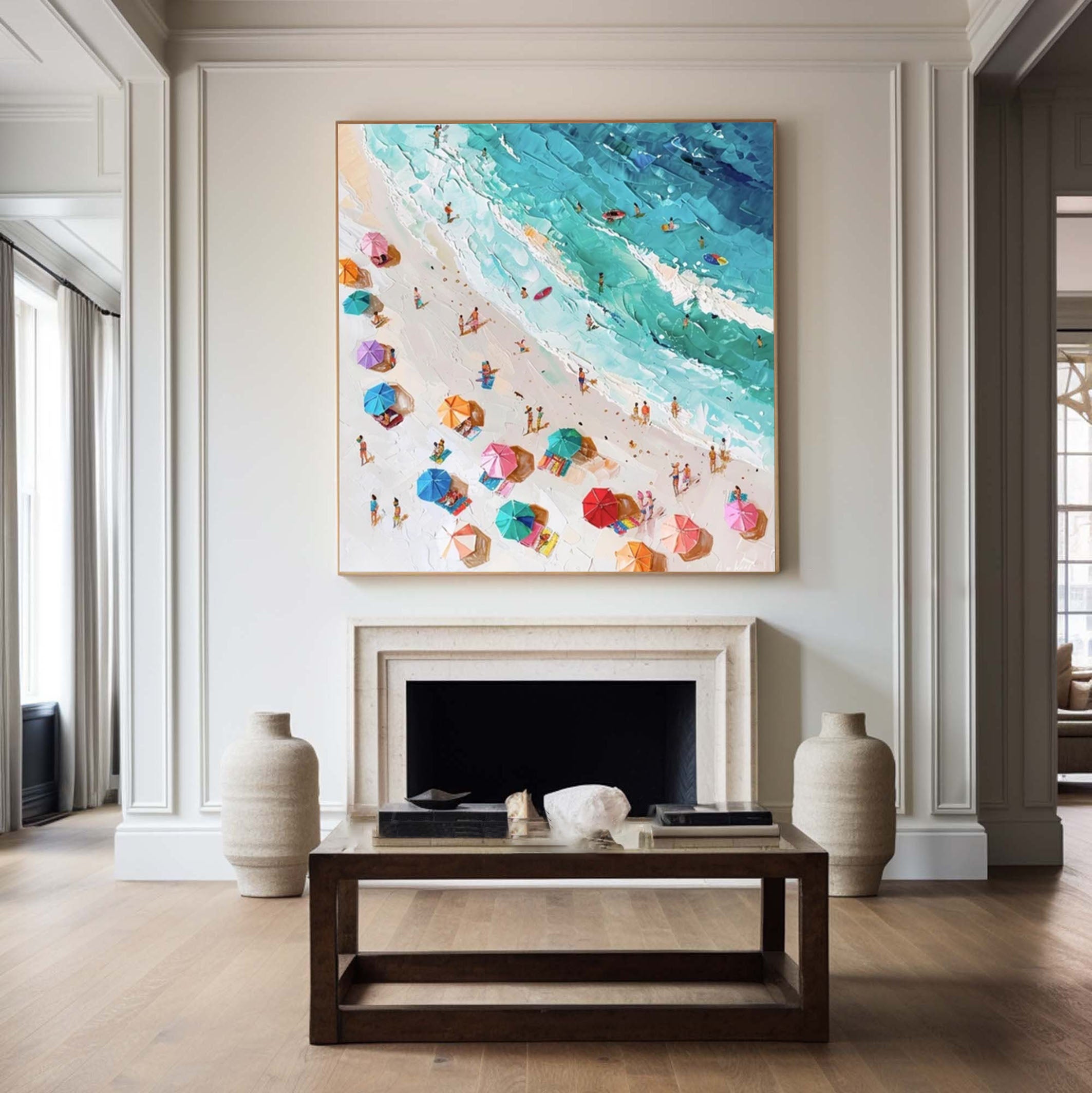 Colorful Coastal Canvas Art for Stylish Homes #OP052