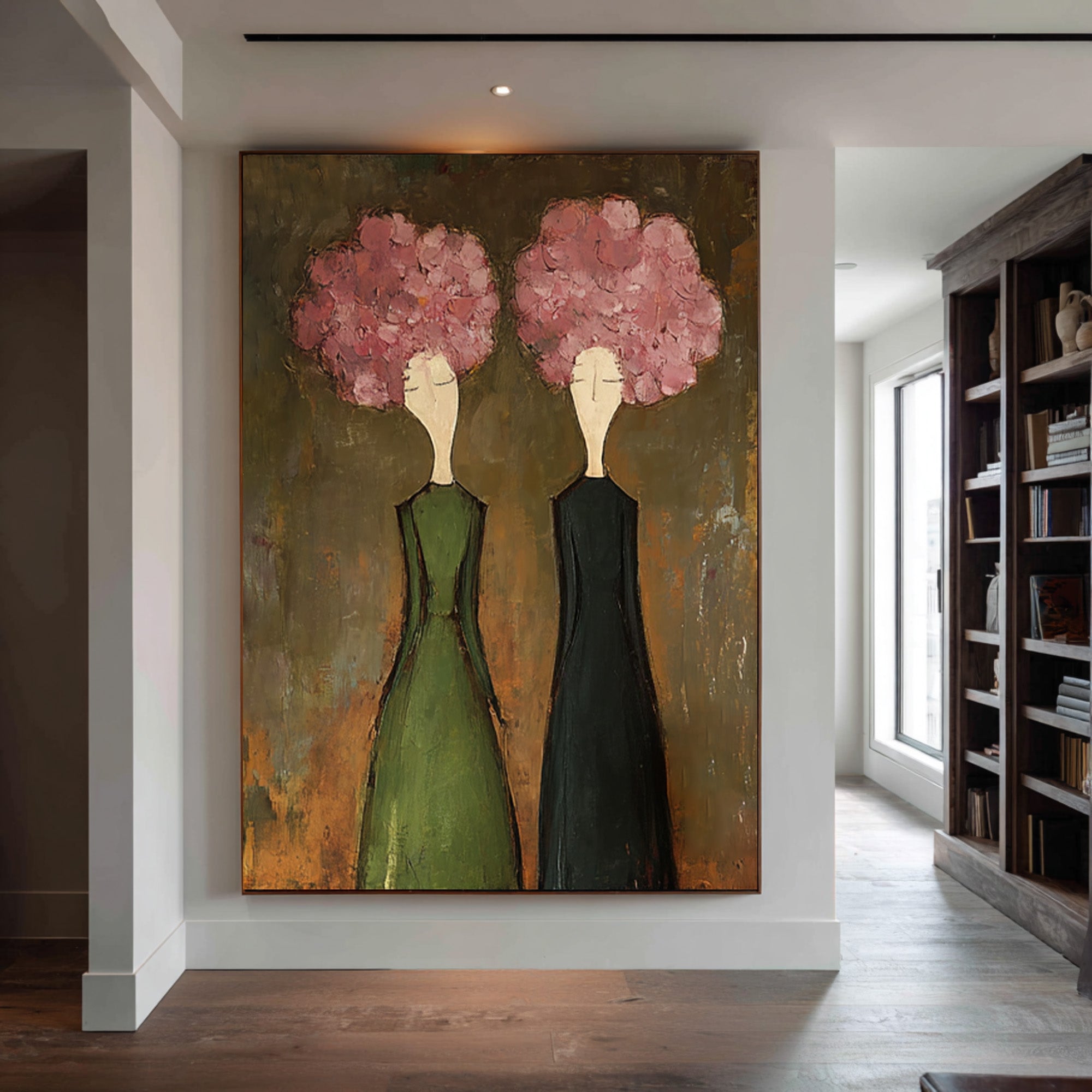 Luxury Figurative Wall Art - Hand Painted Canvas Oil Painting | KelorArt