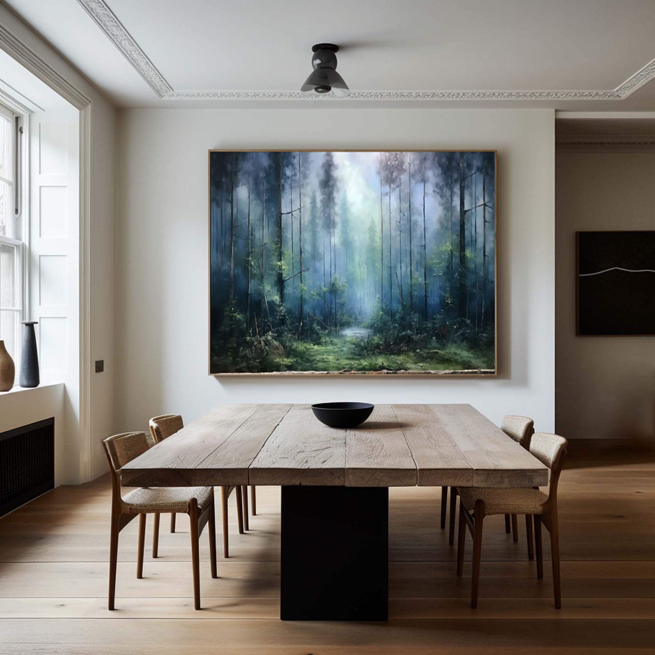 Mystical Forest Canvas Art for Chic Interior Design #TP054