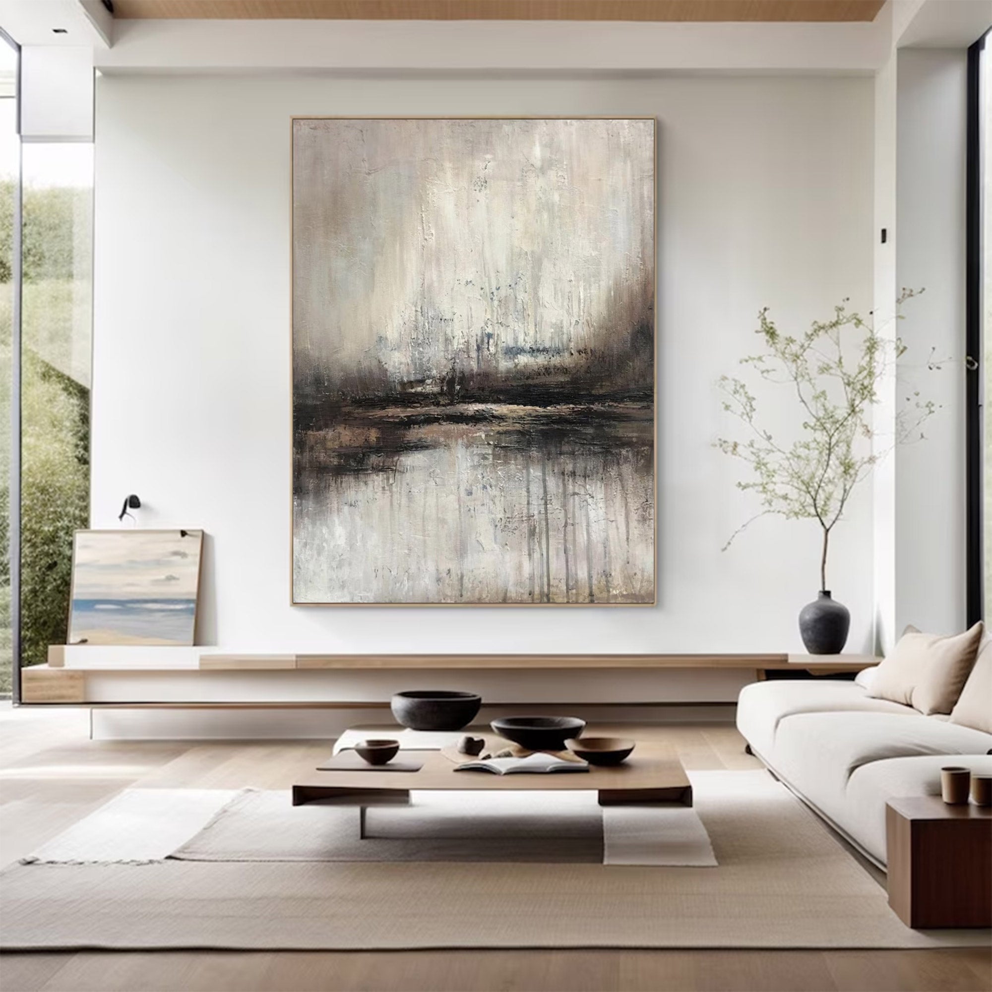Large Abstract Oil Painting Decor | KelorArt #AG 136