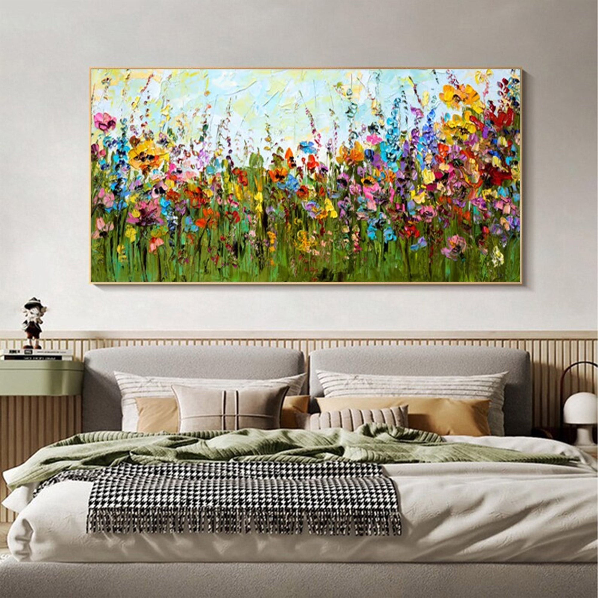 Large Modern Floral Painting | KelorArt #AG 155
